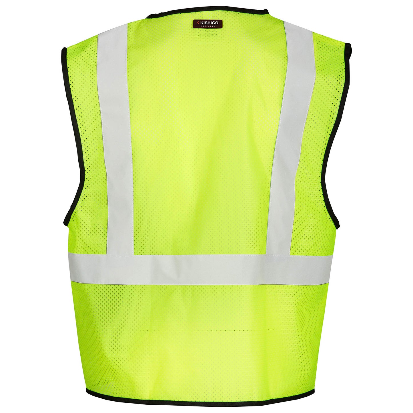 Yellow/Lime Safety Vest - Kishigo - Economy Mesh