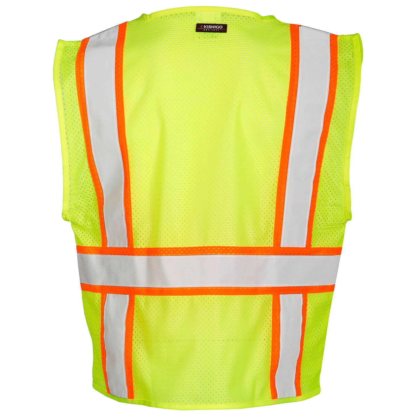 Yellow/Lime Safety Vests - Kishigo - Ultra-Cool Mesh