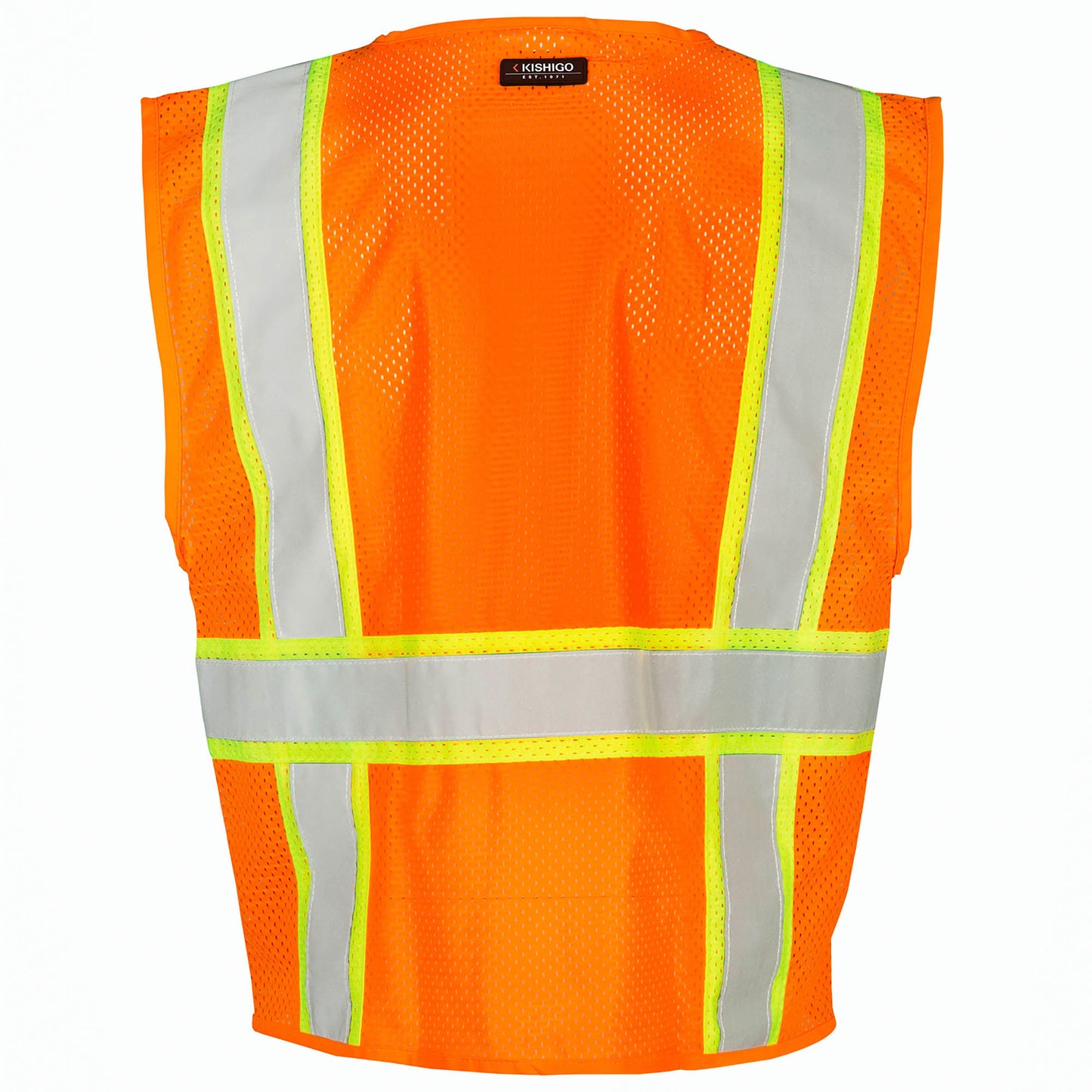 Yellow/Lime Safety Vests - Kishigo - Ultra-Cool Mesh