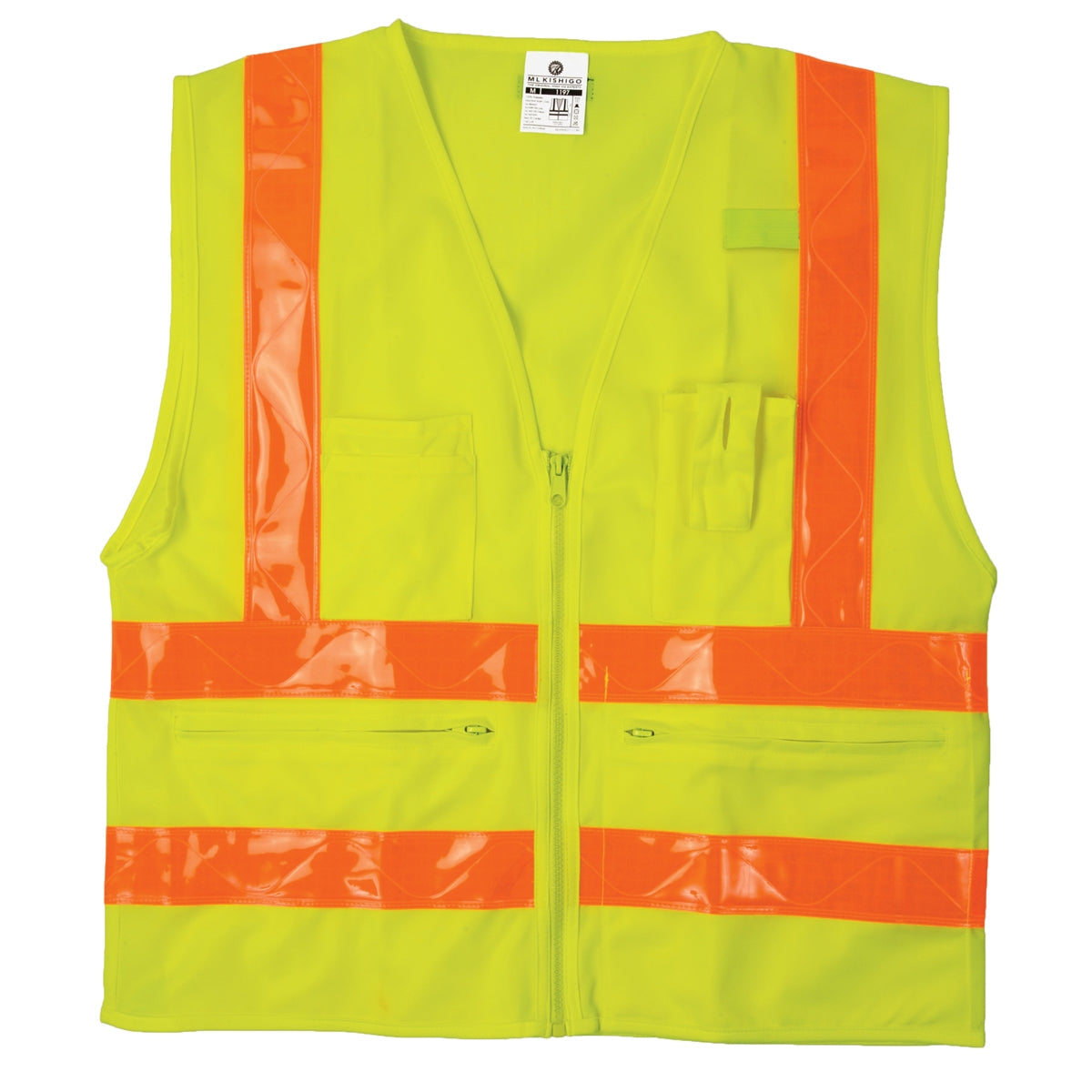 Yellow/Lime Safety Vests - Kishigo - Enhanced Visibility