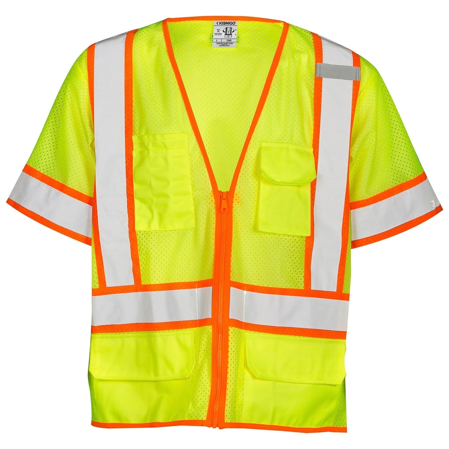Yellow/Lime Safety Vest - Kishigo - Ultra-Cool Mesh