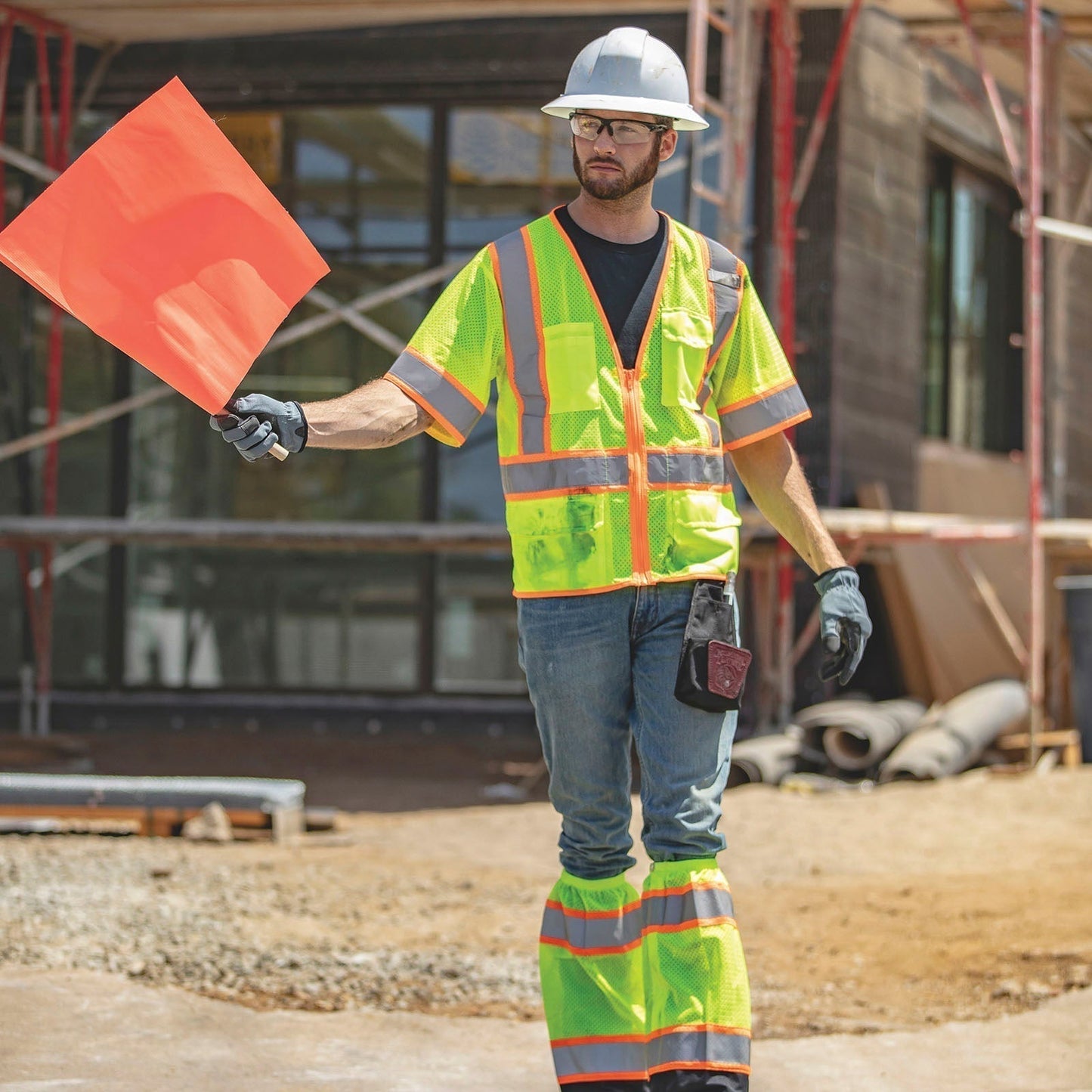 Yellow/Lime Safety Vest - Kishigo - Ultra-Cool Mesh