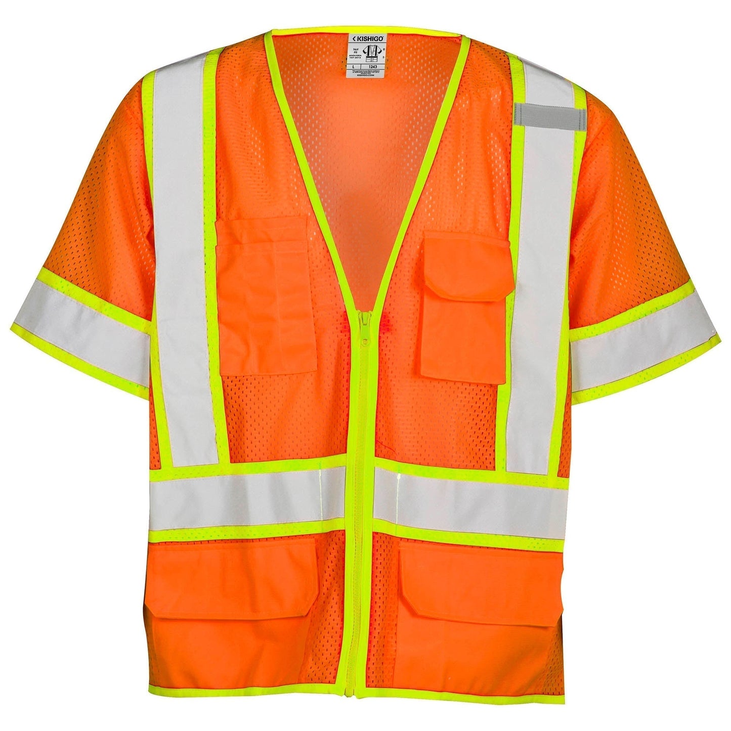 Yellow/Lime Safety Vest - Kishigo - Ultra-Cool Mesh