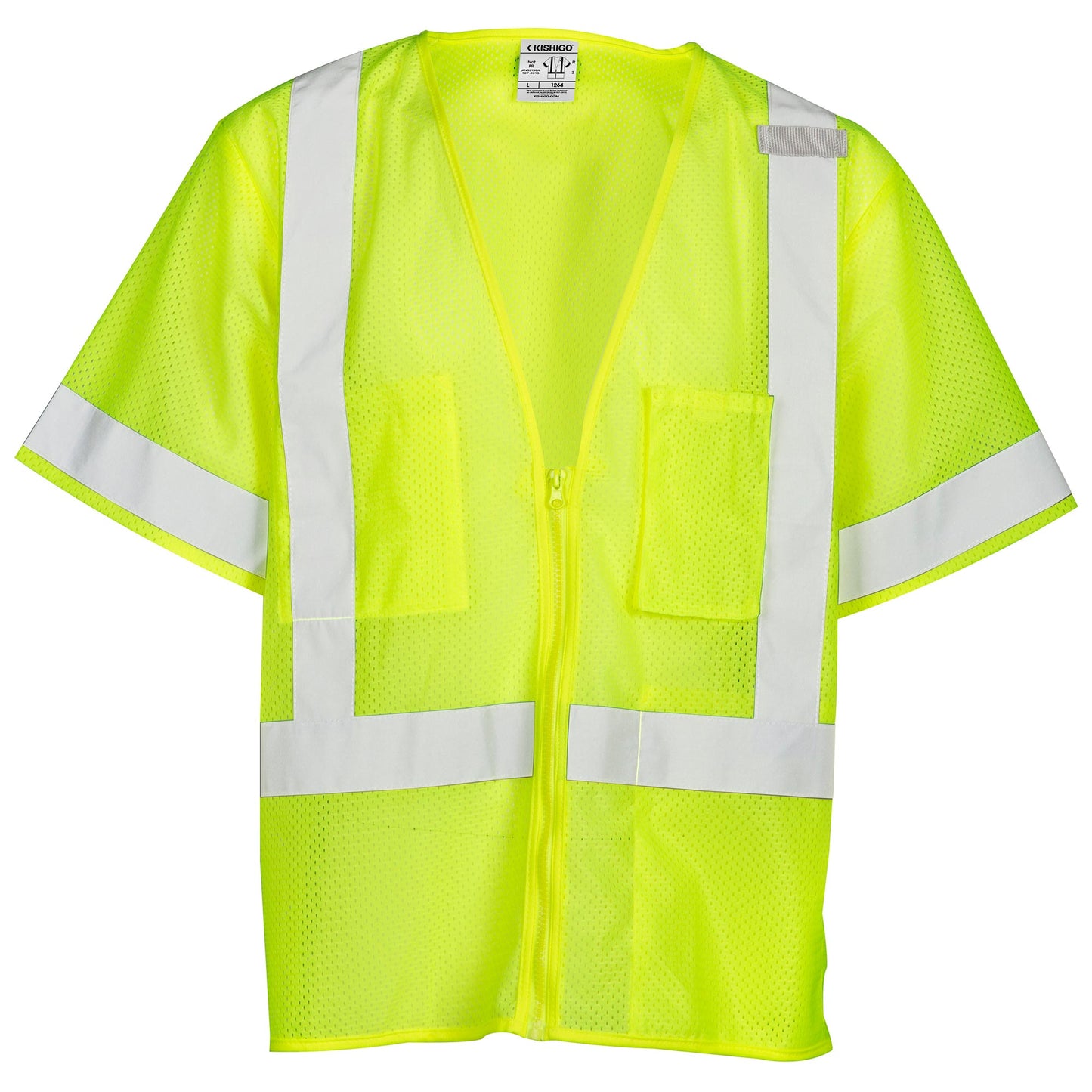 Yellow/Lime Safety Vests - Kishigo - Ultra-Cool Mesh