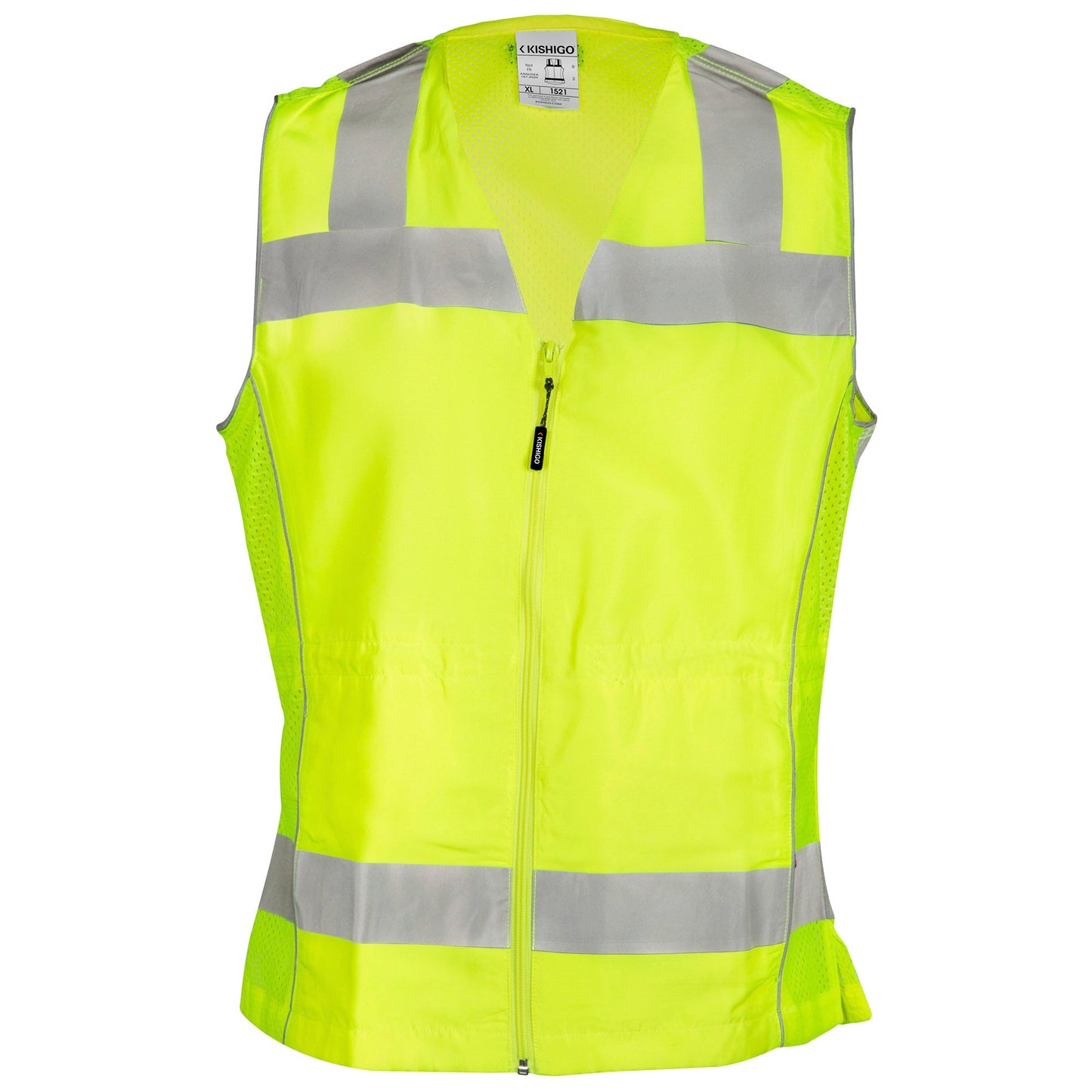 Yellow/Lime Safety Vest - Kishigo - Breathable Mesh