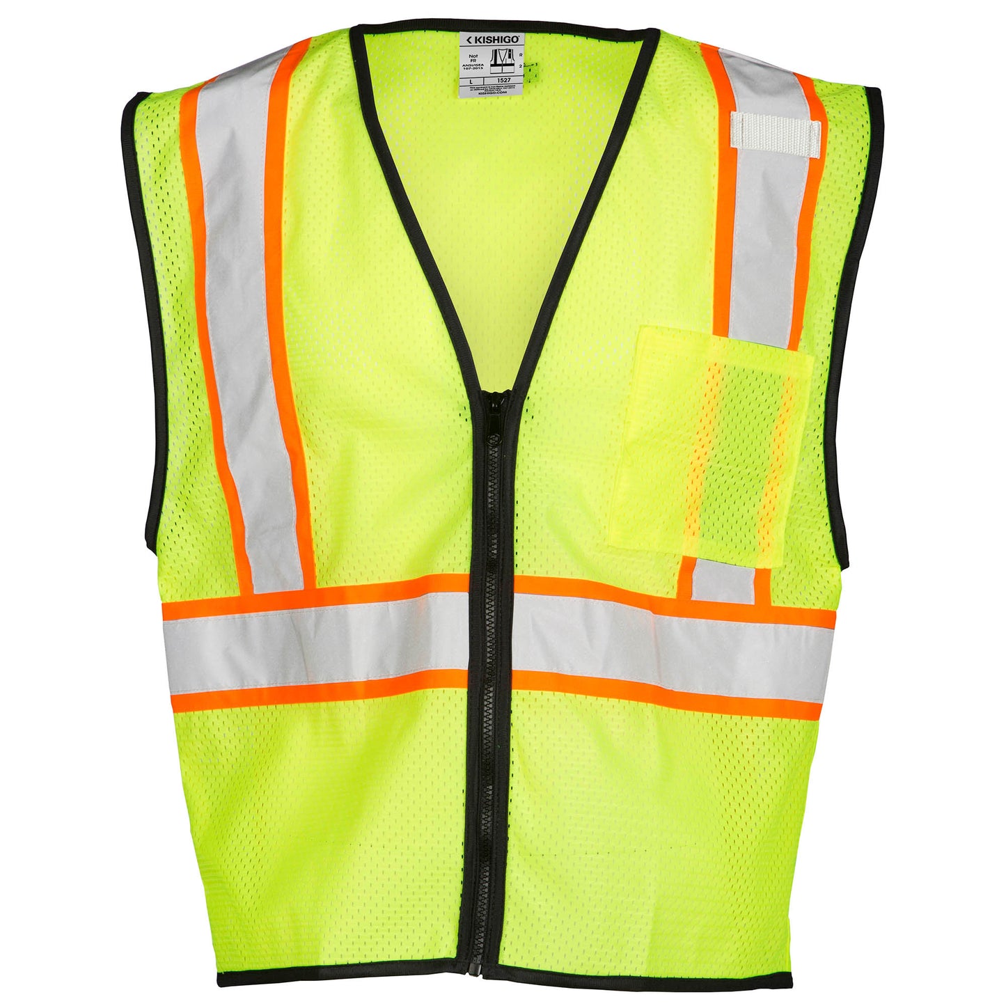 Yellow/Lime Safety Vests - Kishigo - Reflective Mesh