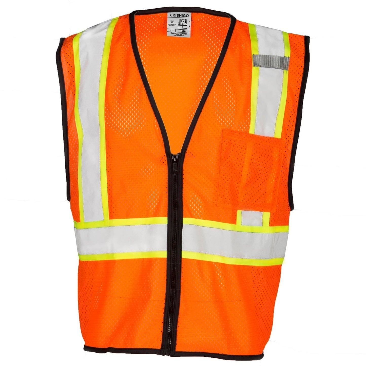 Yellow/Lime Safety Vests - Kishigo - Reflective Mesh