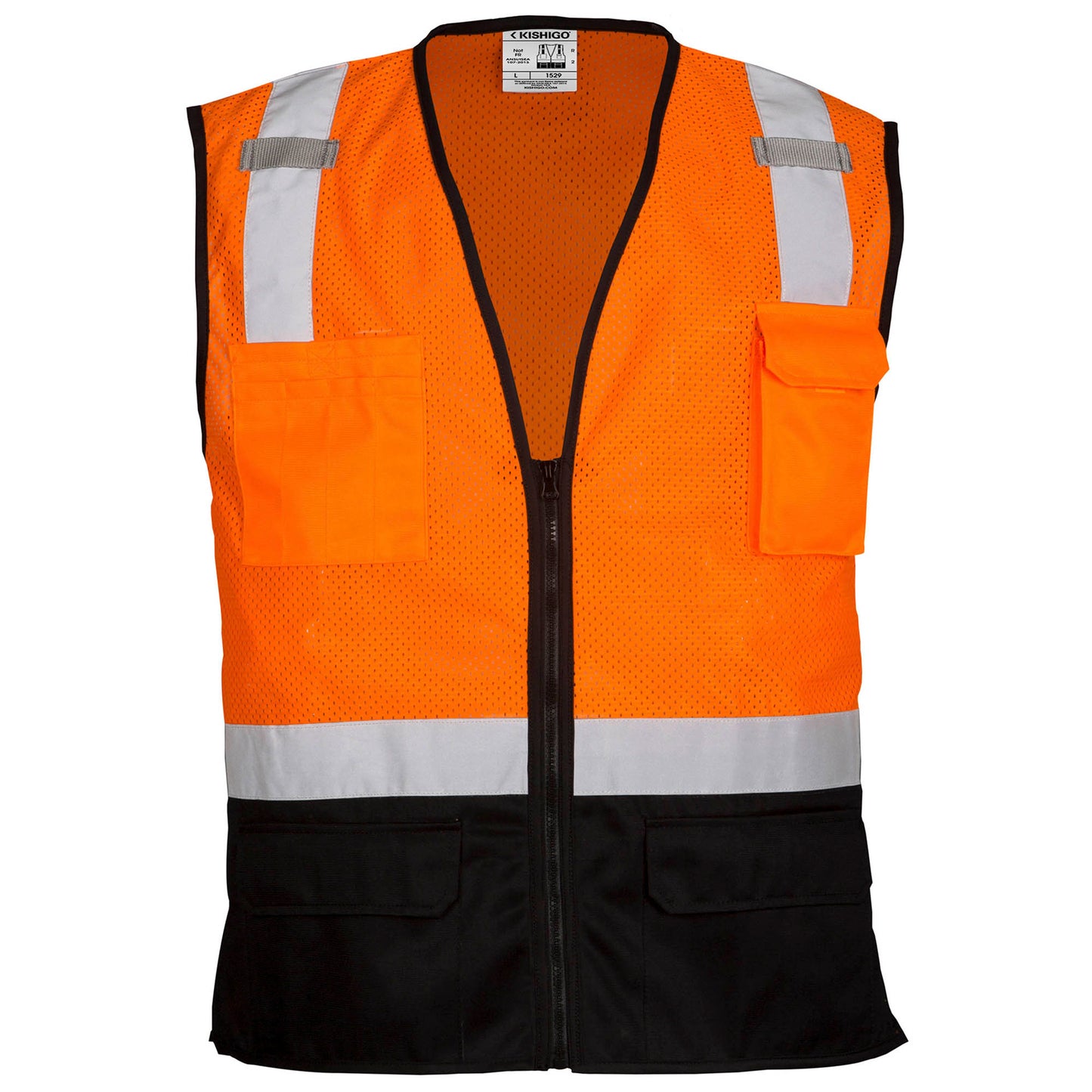Yellow/Lime Safety Vests - Kishigo - Reflective Mesh