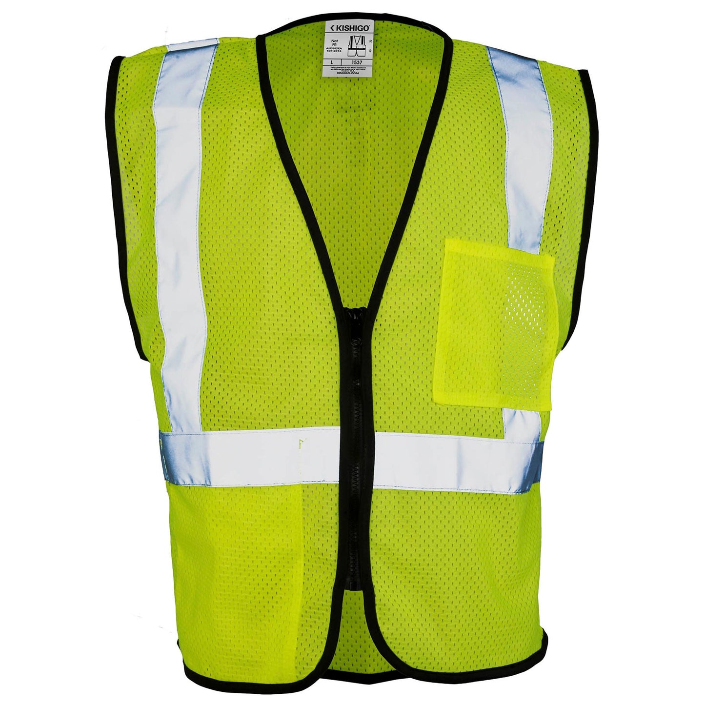 Yellow/Lime Safety Vests - Kishigo - Reflective Mesh