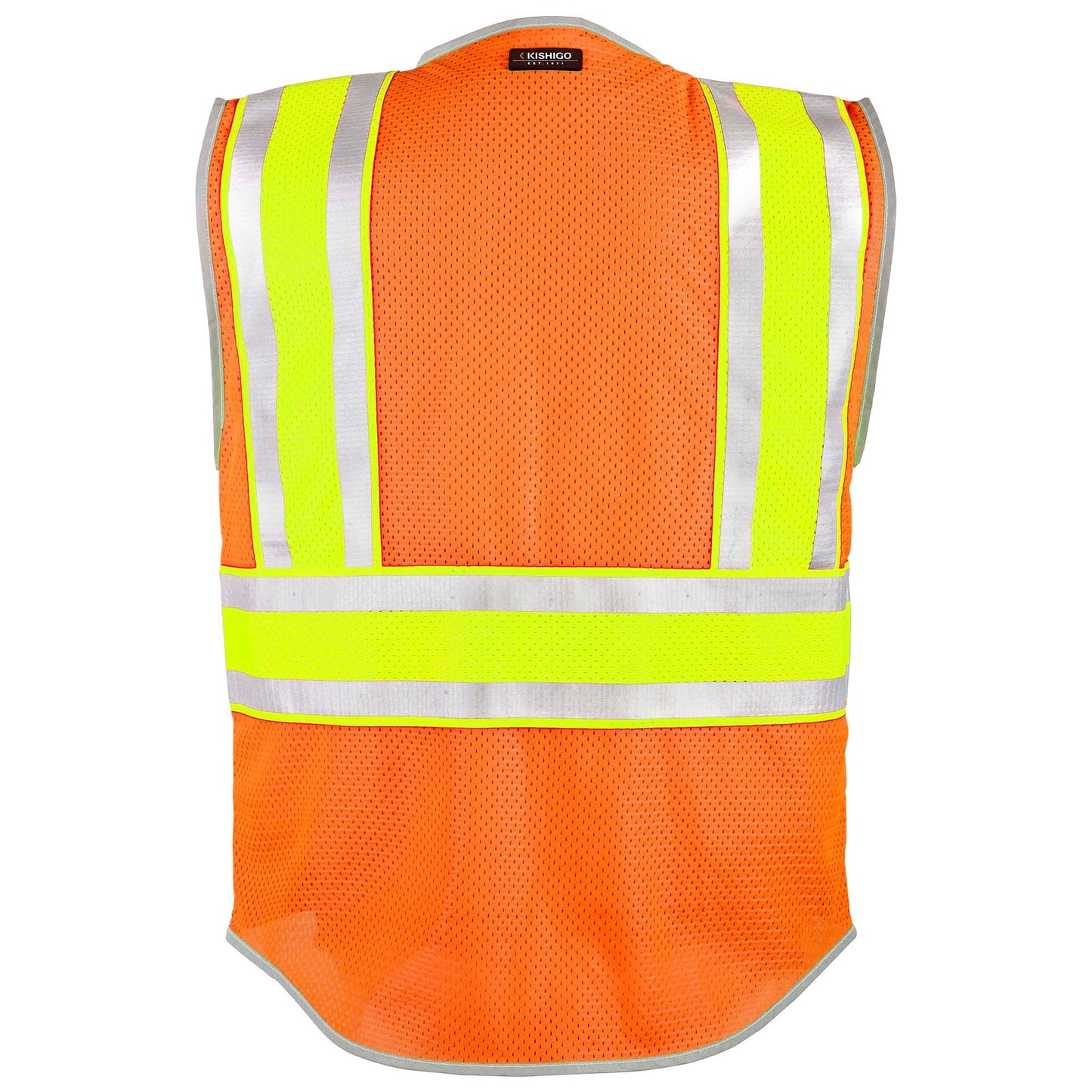 Yellow/Lime Safety Vest - Kishigo - Lightweight Polyester