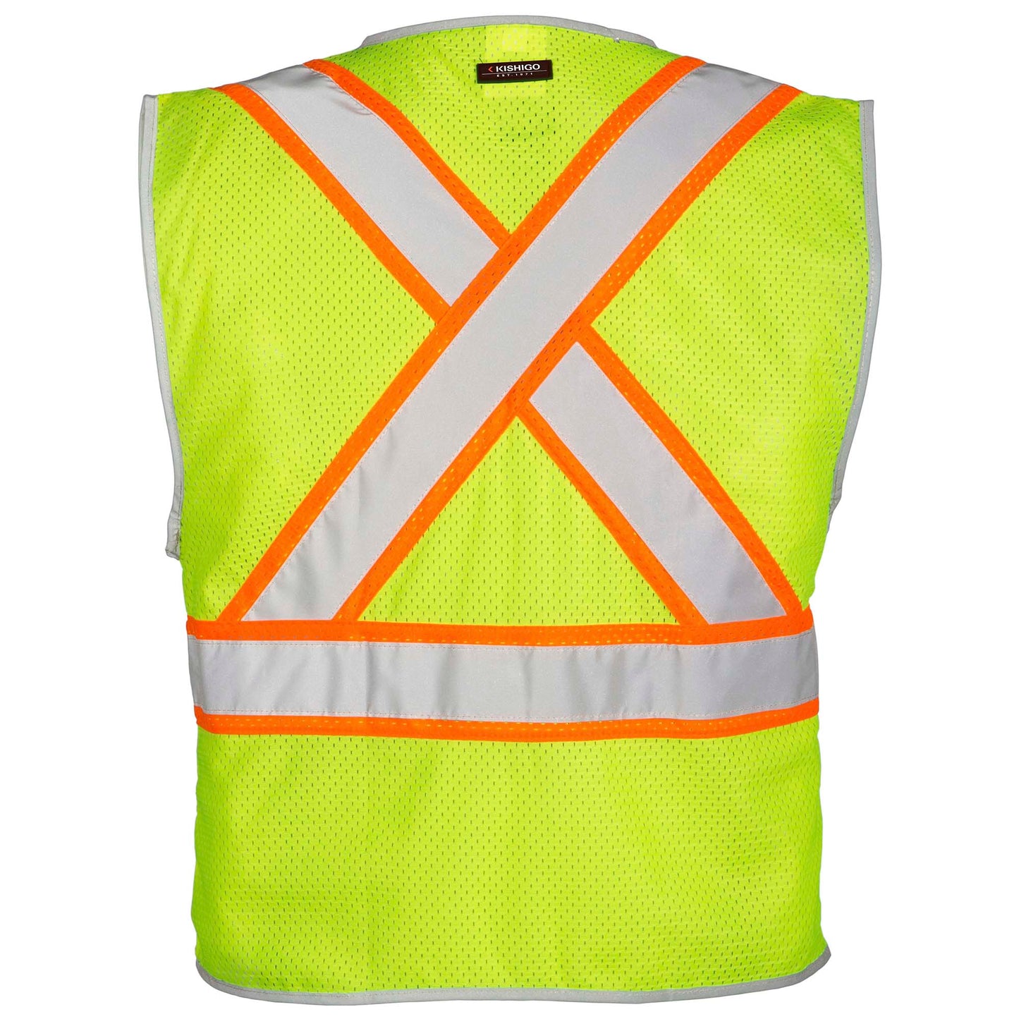 Yellow/Lime Safety Vests - Kishigo - Reflective Design