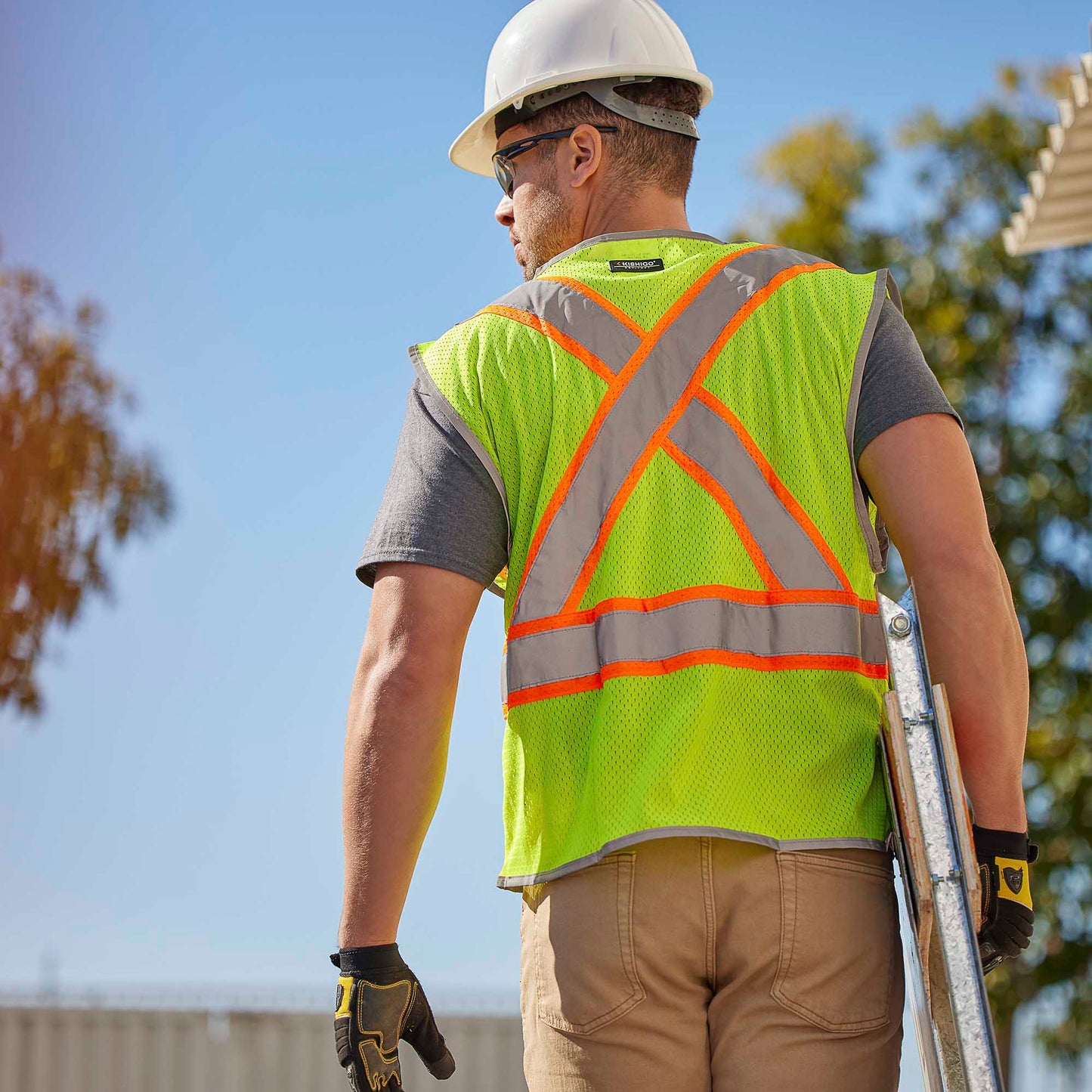 Yellow/Lime Safety Vests - Kishigo - Reflective Design