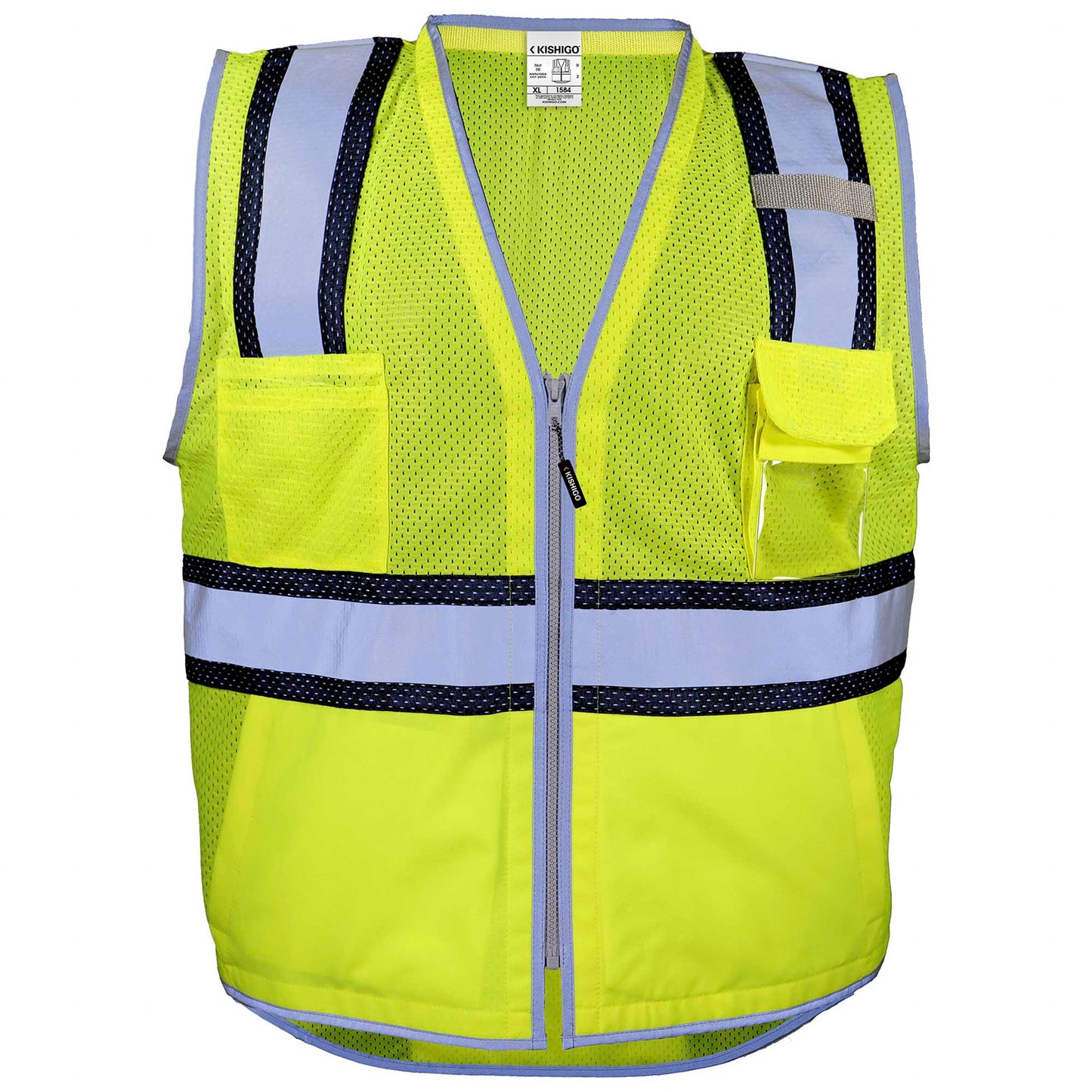 Yellow/Lime Safety Vests - Kishigo - Reflective Material