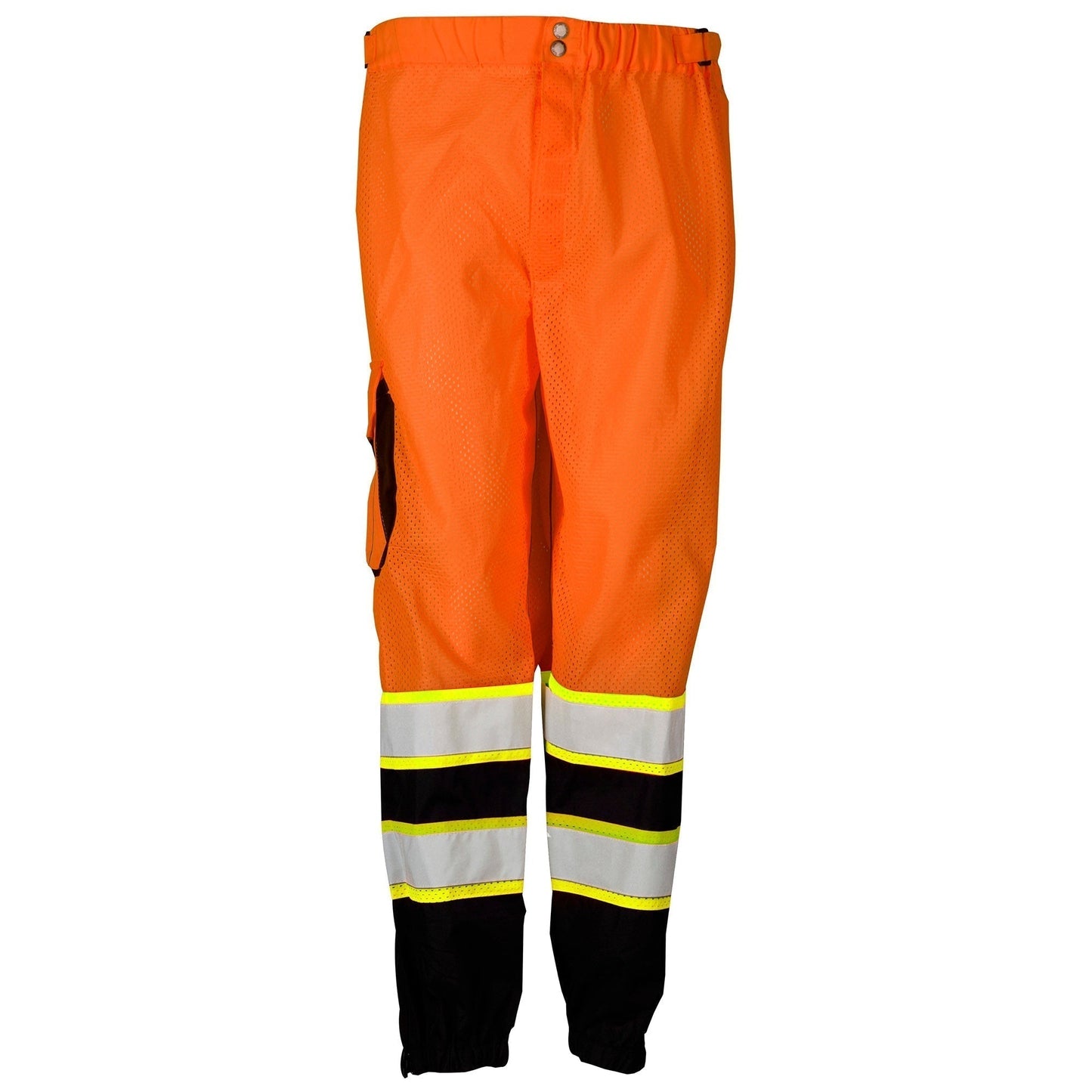 Yellow/Lime Safety Pants - Kishigo - Reflective Mesh
