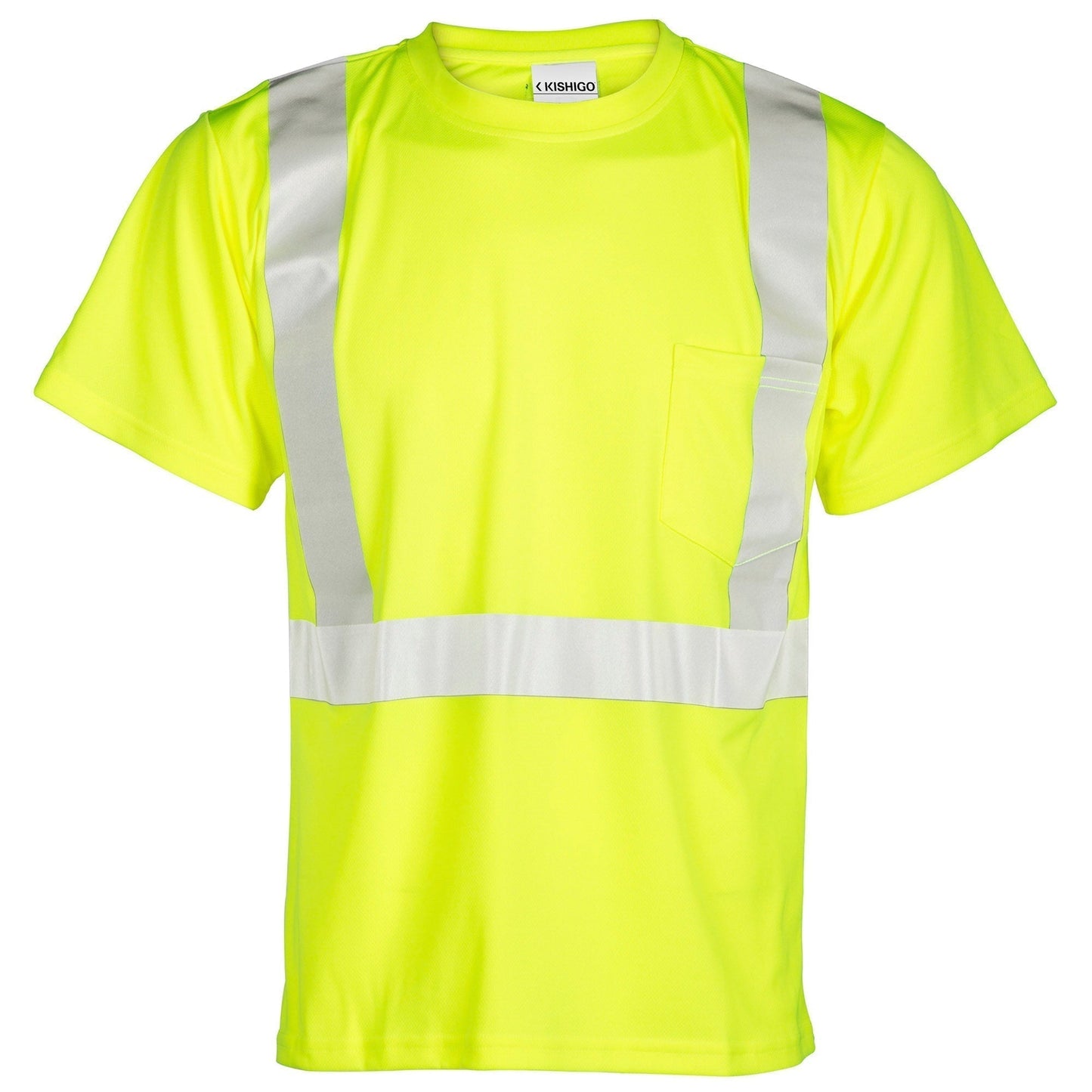 Yellow/Lime Safety Shirt - Kishigo - Reflective Material