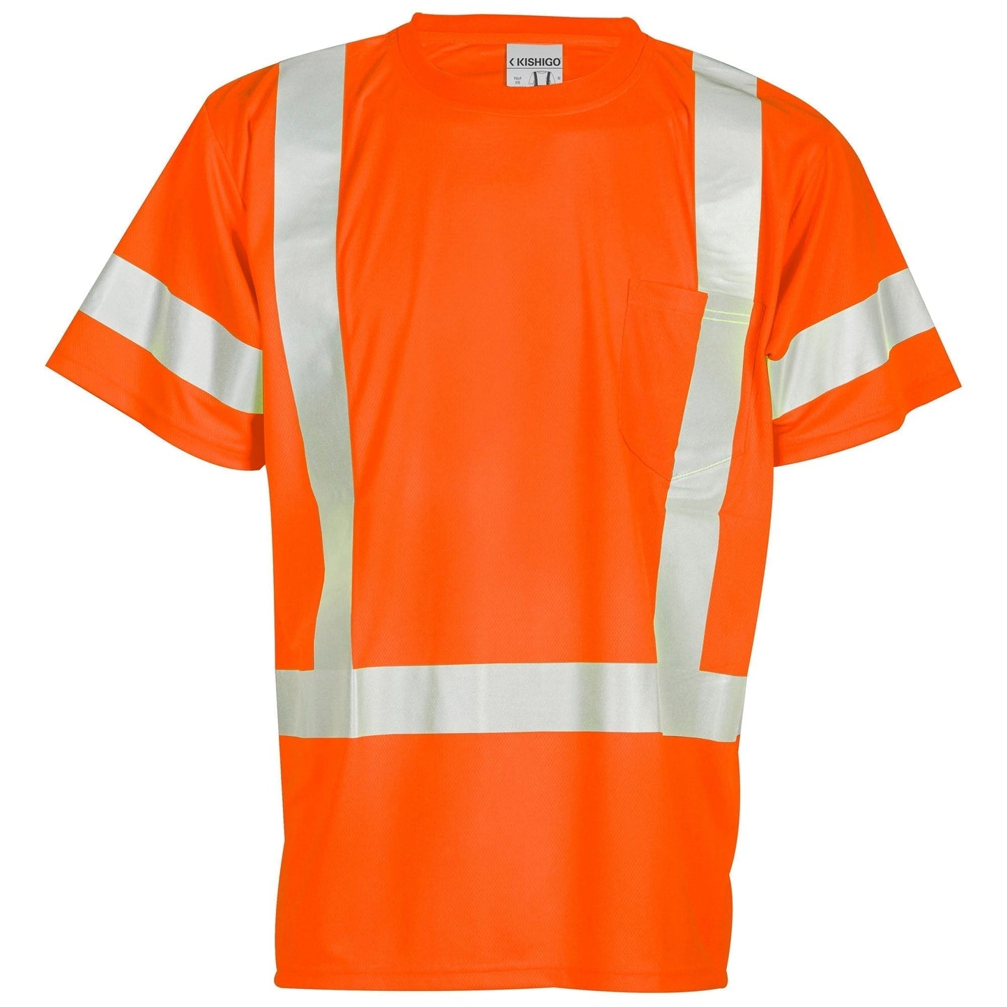 Orange Safety Shirts - Kishigo - Reflective Material