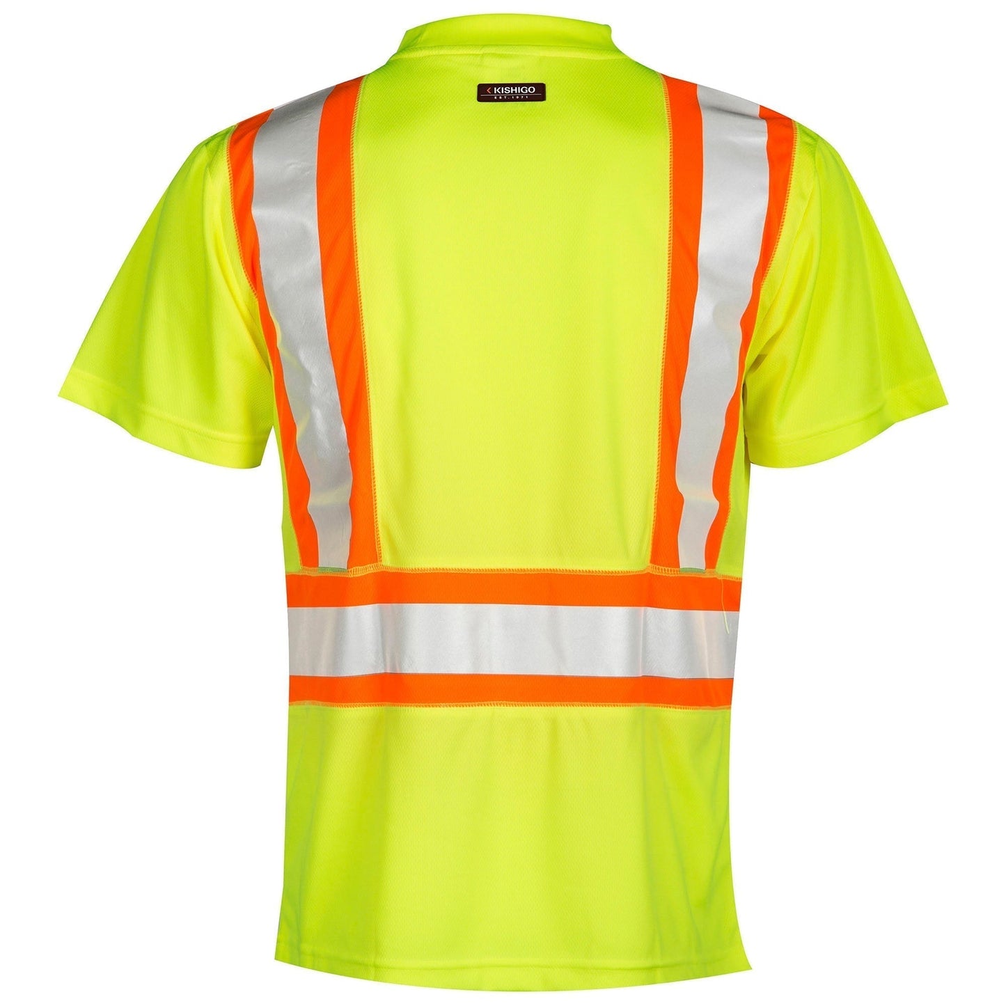 Yellow/Lime Safety Shirts - Kishigo - Moisture-Wicking