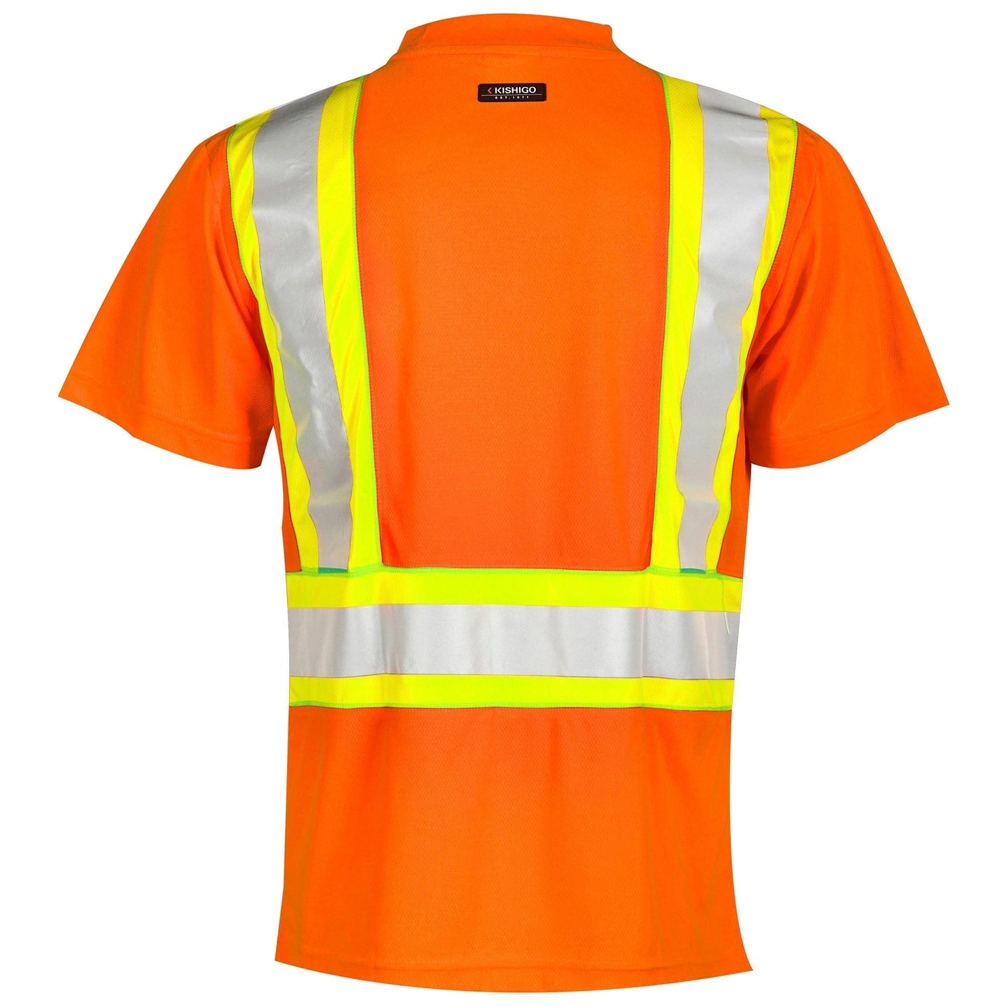 Yellow/Lime Safety Shirts - Kishigo - Moisture-Wicking