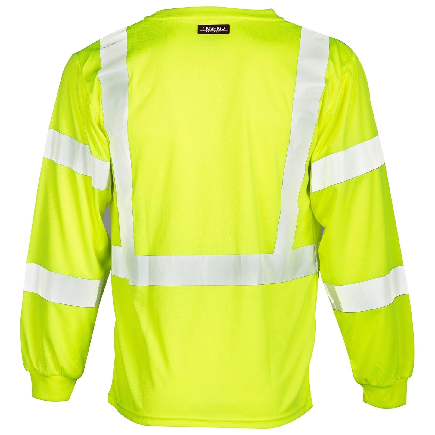 Yellow Lime Safety Shirt - Kishigo - Reflective Material