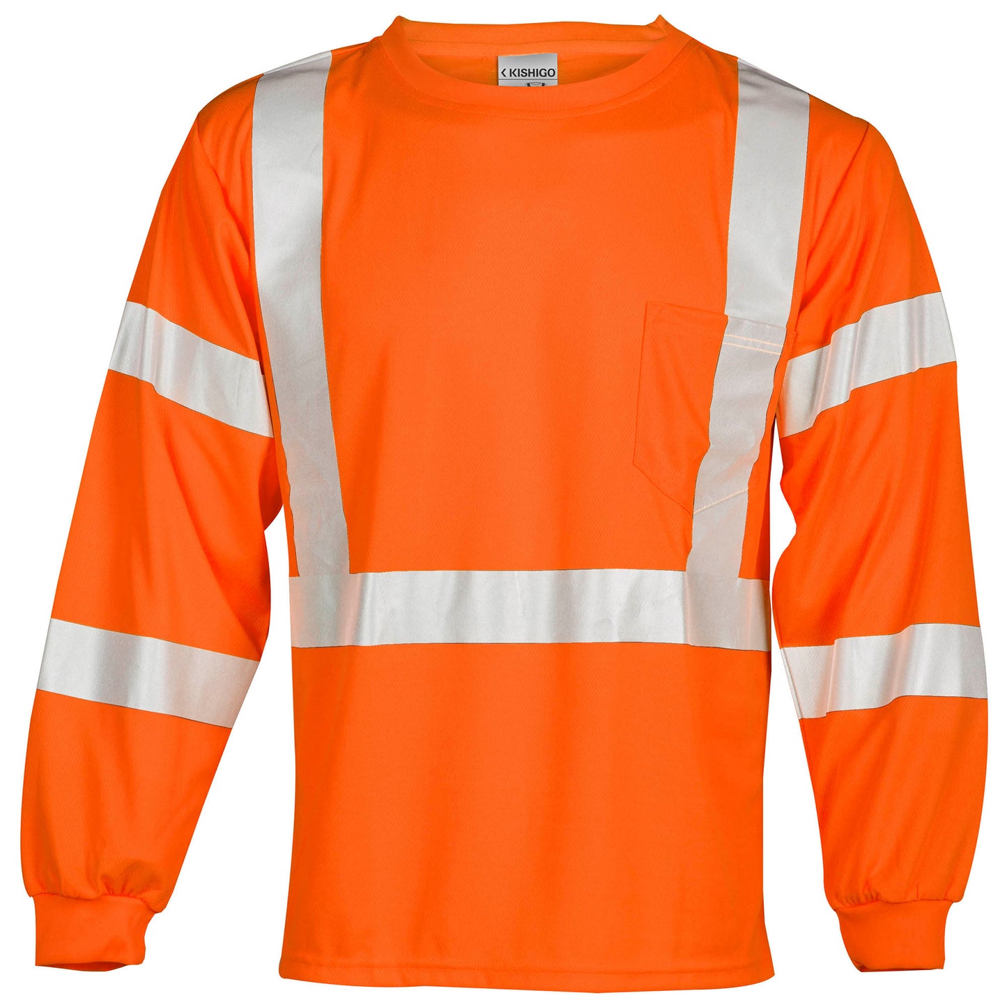 Yellow Lime Safety Shirt - Kishigo - Reflective Material