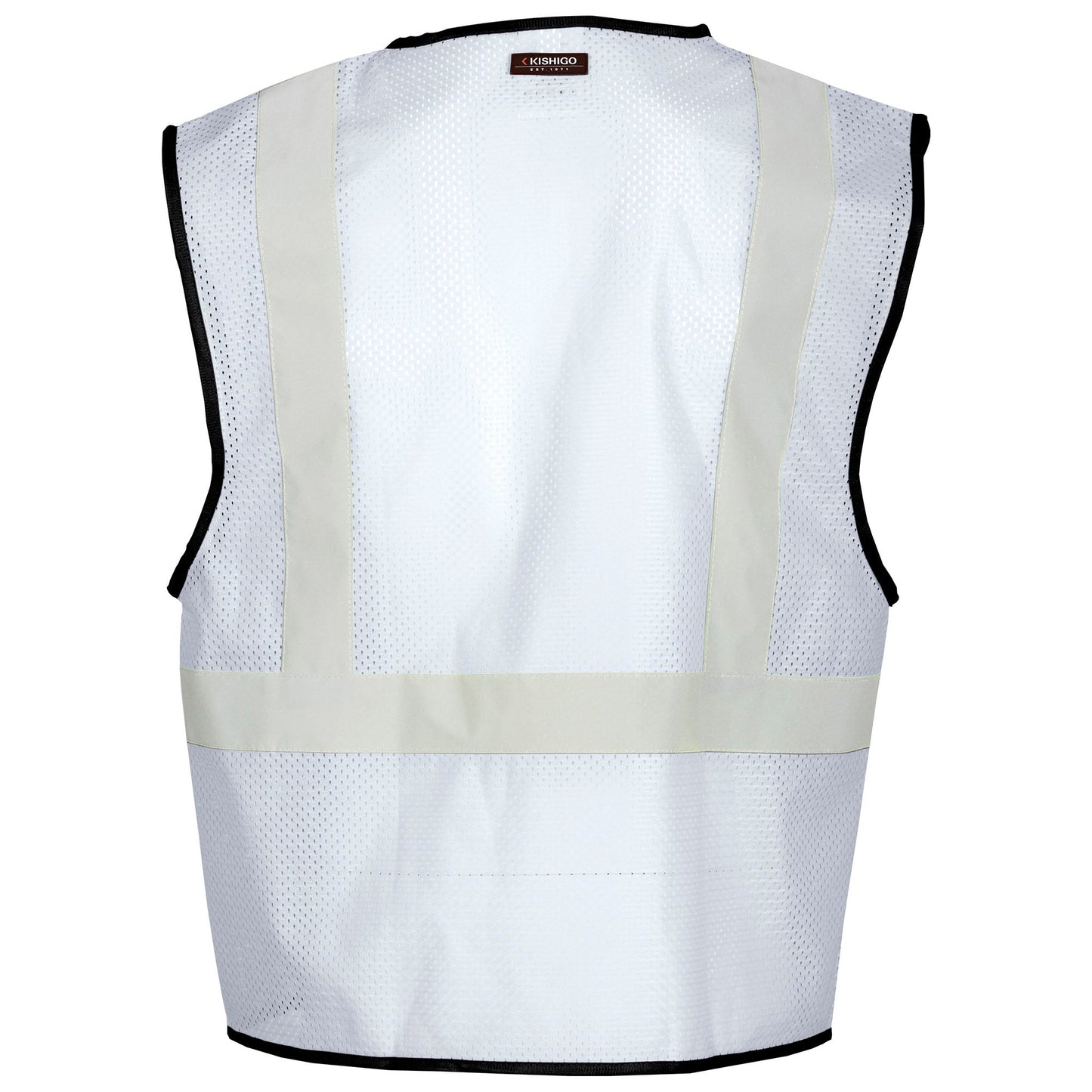 Black Safety Vests - Kishigo - Enhanced Visibility Mesh