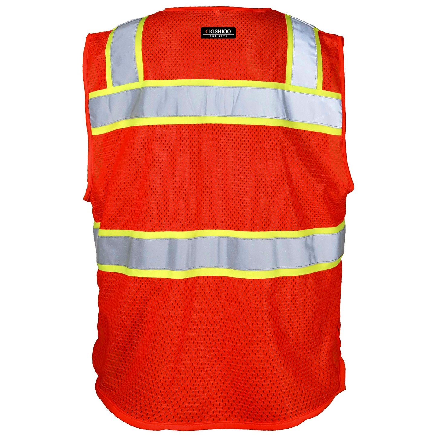 Black Safety Vests - Kishigo - Enhanced Mesh Design