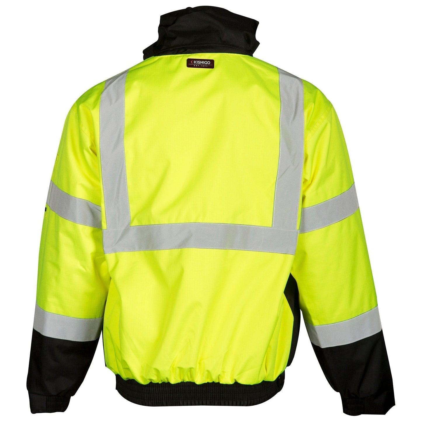 Yellow/Lime Safety Jacket - Kishigo - Ripstop Design