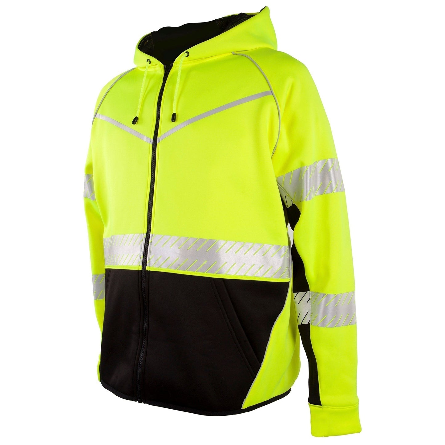 Yellow/Lime Safety Sweatshirt - Kishigo - Reflective Design
