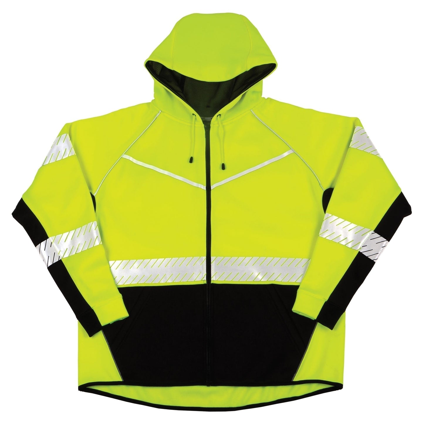 Yellow/Lime Safety Sweatshirt - Kishigo - Reflective Design