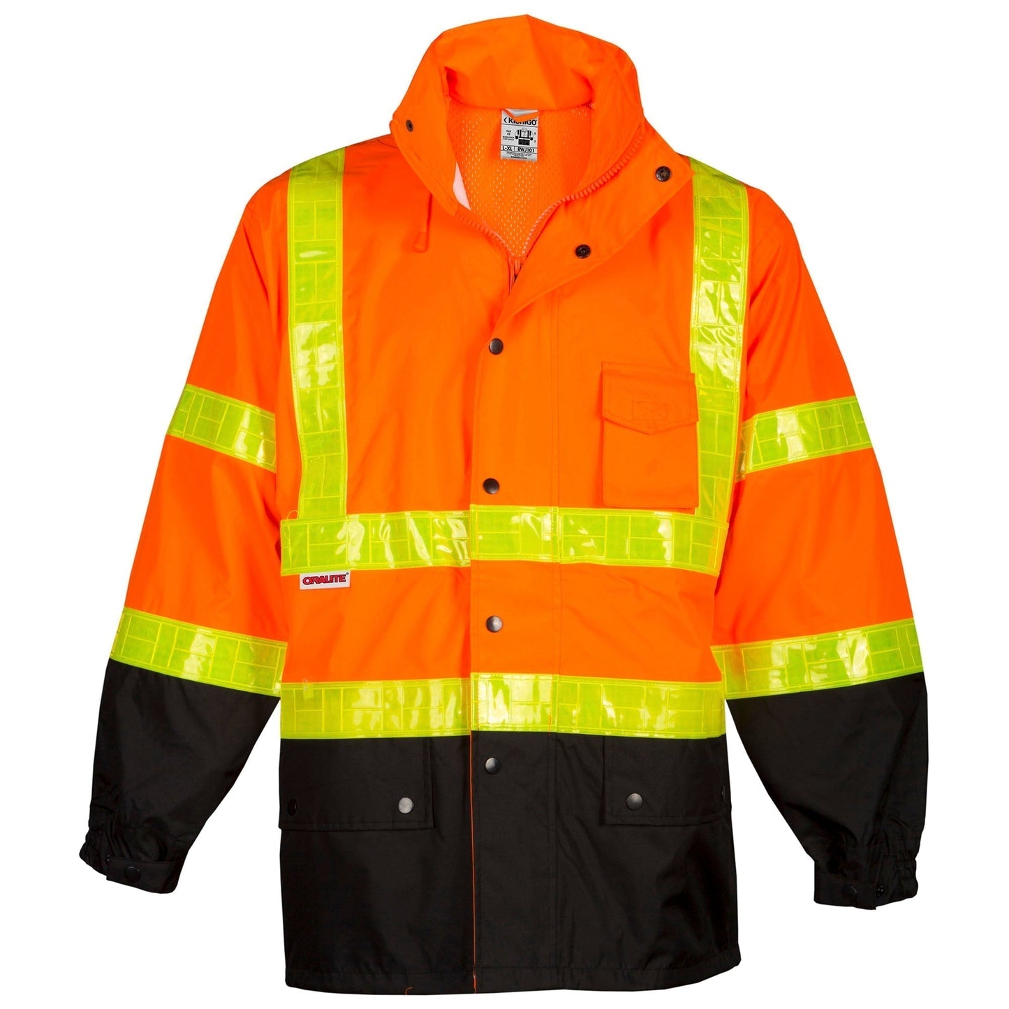 Yellow/Lime Rain Jacket - Kishigo - Waterproof Design