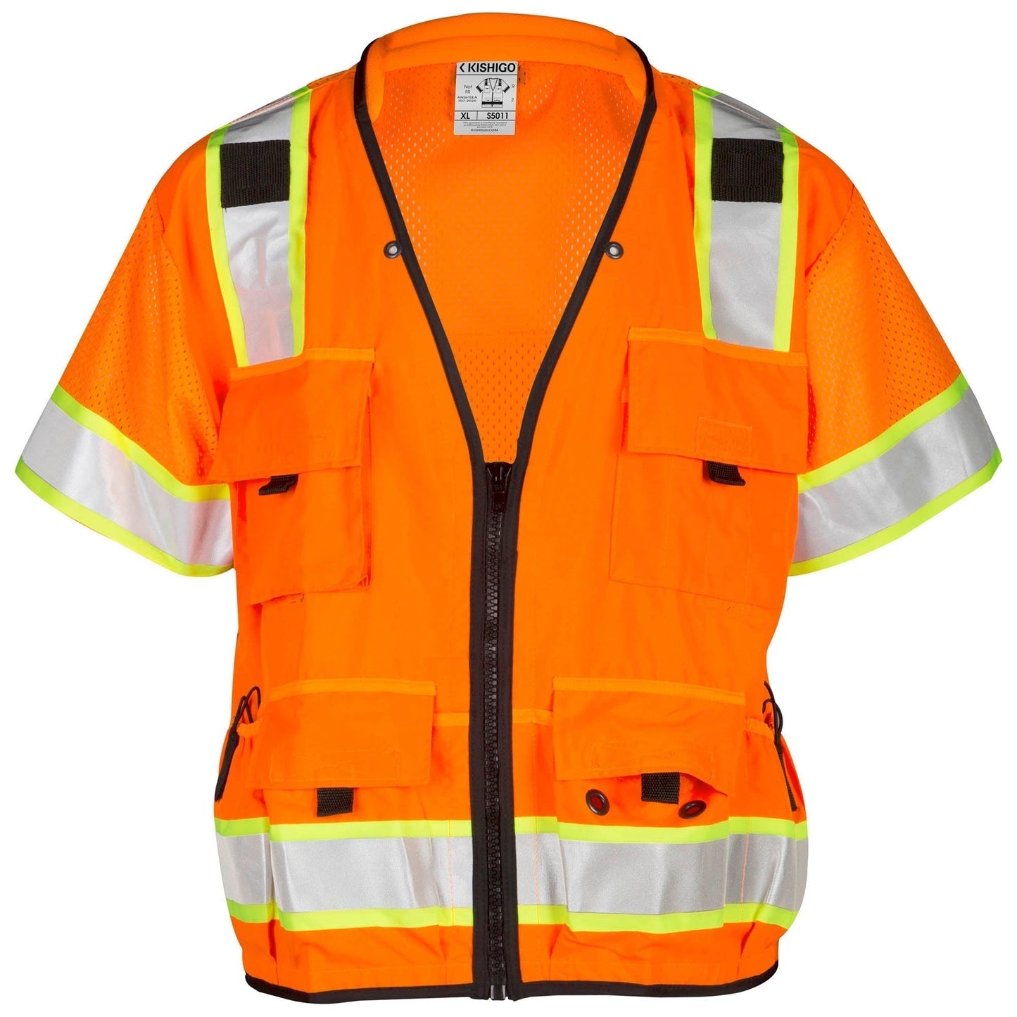 Yellow/Lime Safety Vests - Kishigo - Reflective Material