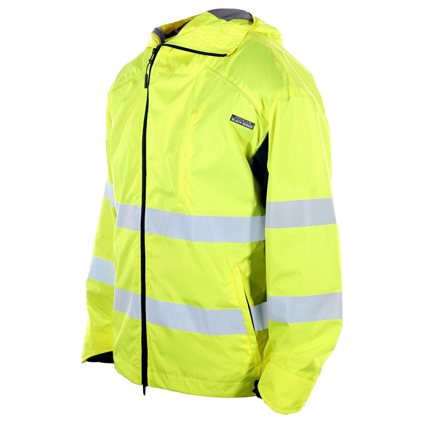 Yellow/Lime Safety Jackets | Kishigo | Wb102 Black Series Windbreaker