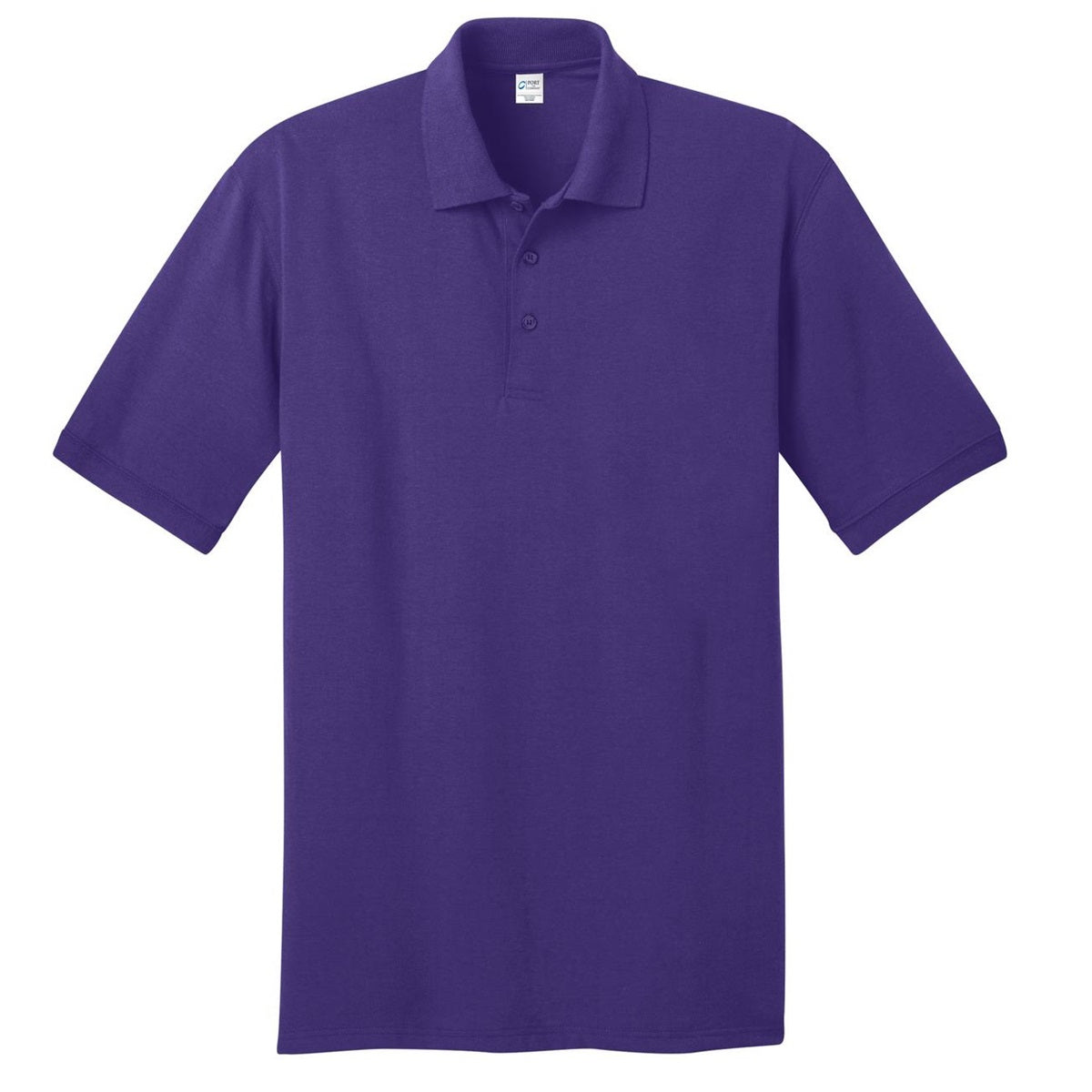 Aquatic Blue Polo Shirts - Port & Company - Soft Blend