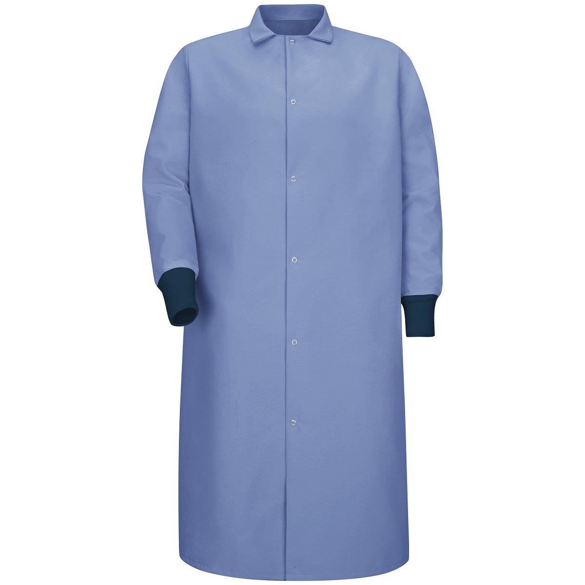 Light Blue Butcher Coat - Red Kap - Pocketless Design