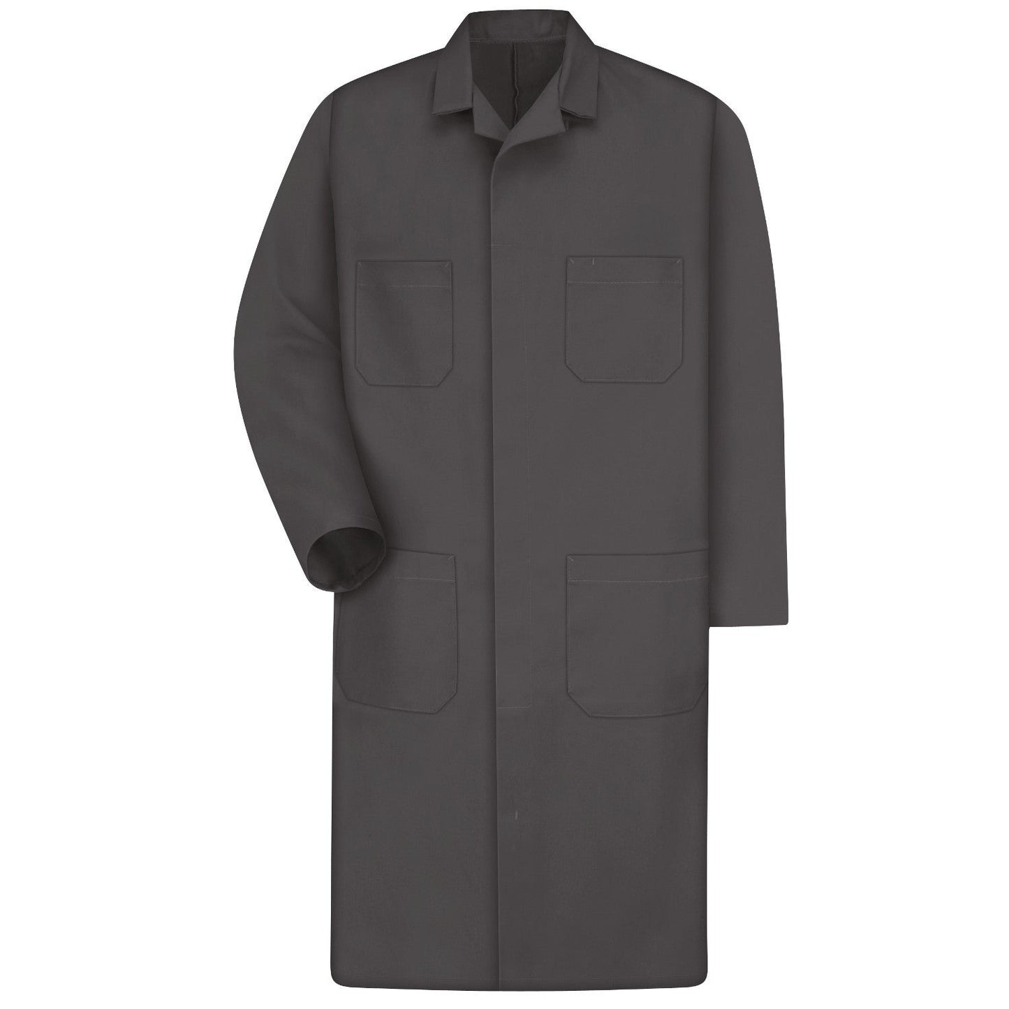 Charcoal Shop Coat - Red Kap - Convenient Storage