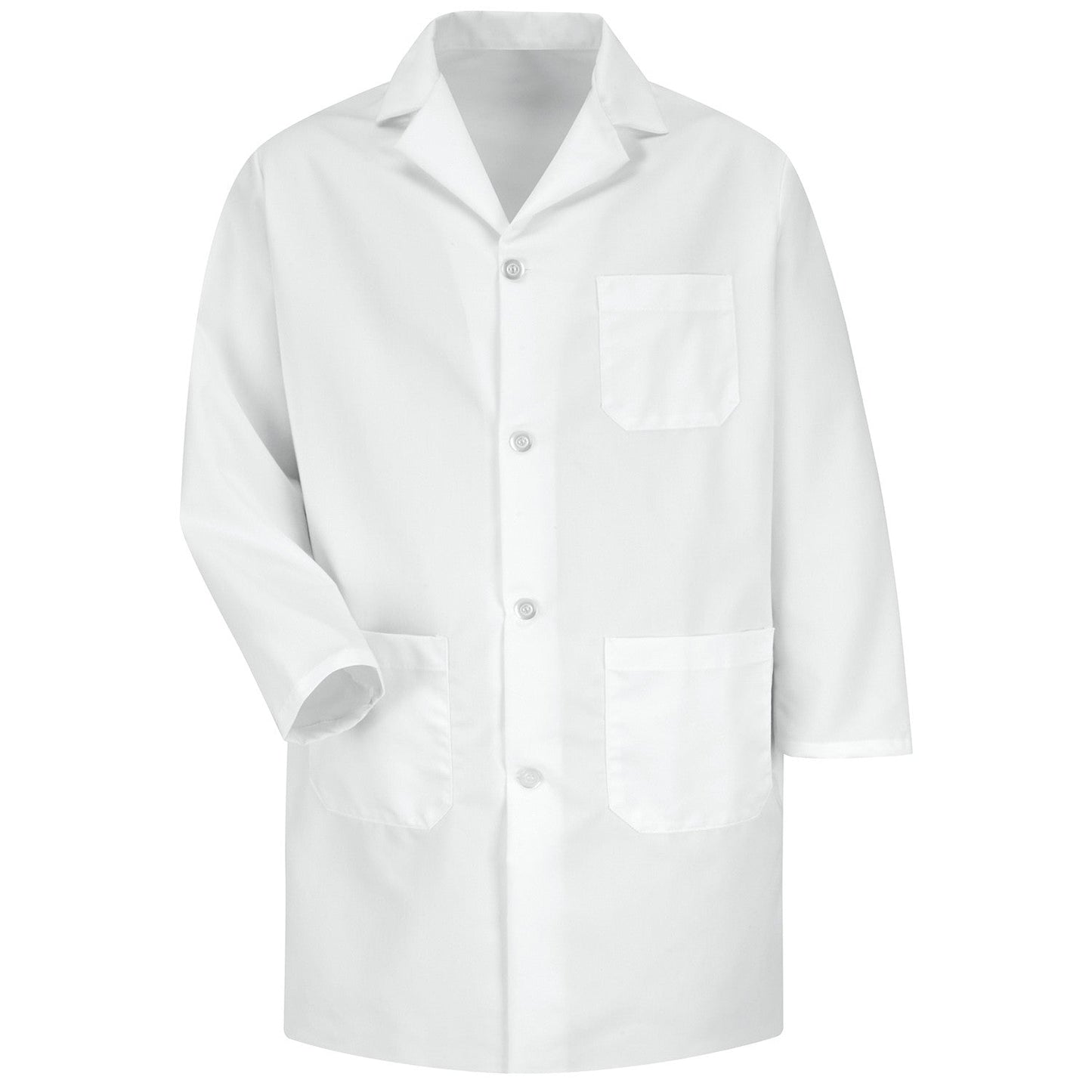 White Lab Coat - Red Kap - Long Sleeve Design