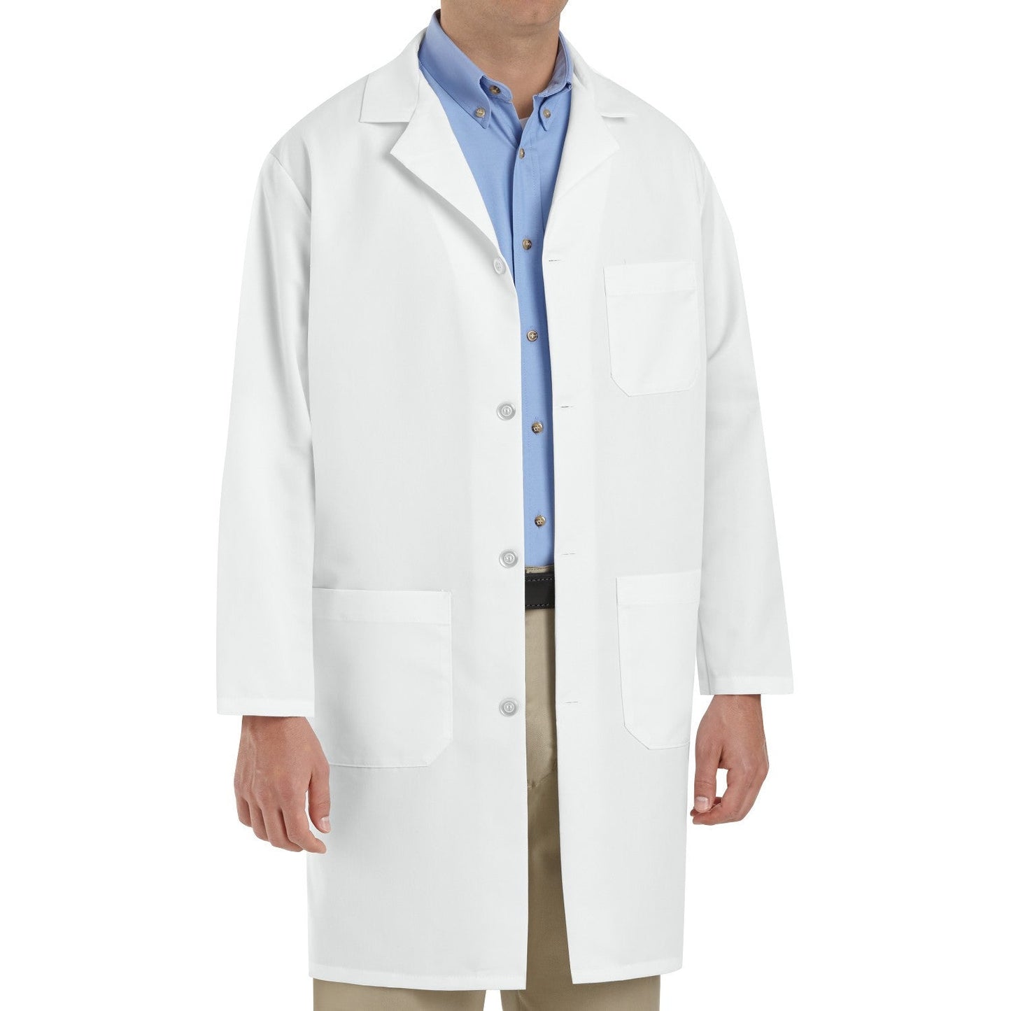 White Lab Coat - Red Kap - Long Sleeve Design