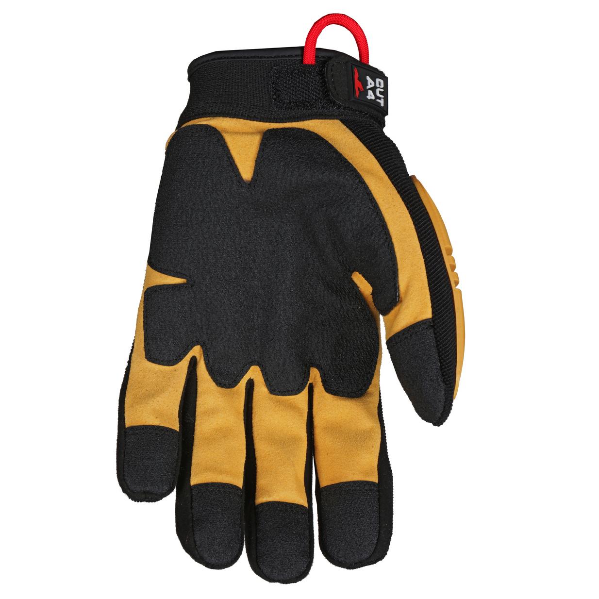 TPR Padding on Back Gloves - MCR Safety - Kevlar Lined