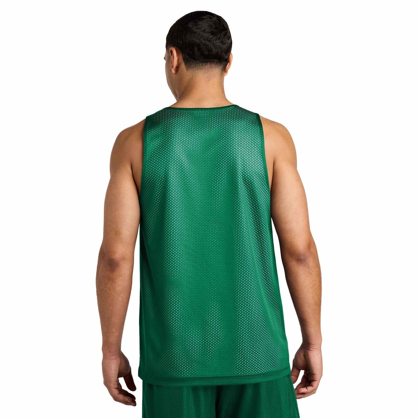 Black/Deep Red Tank Tops - Sport-Tek - Moisture-Wicking