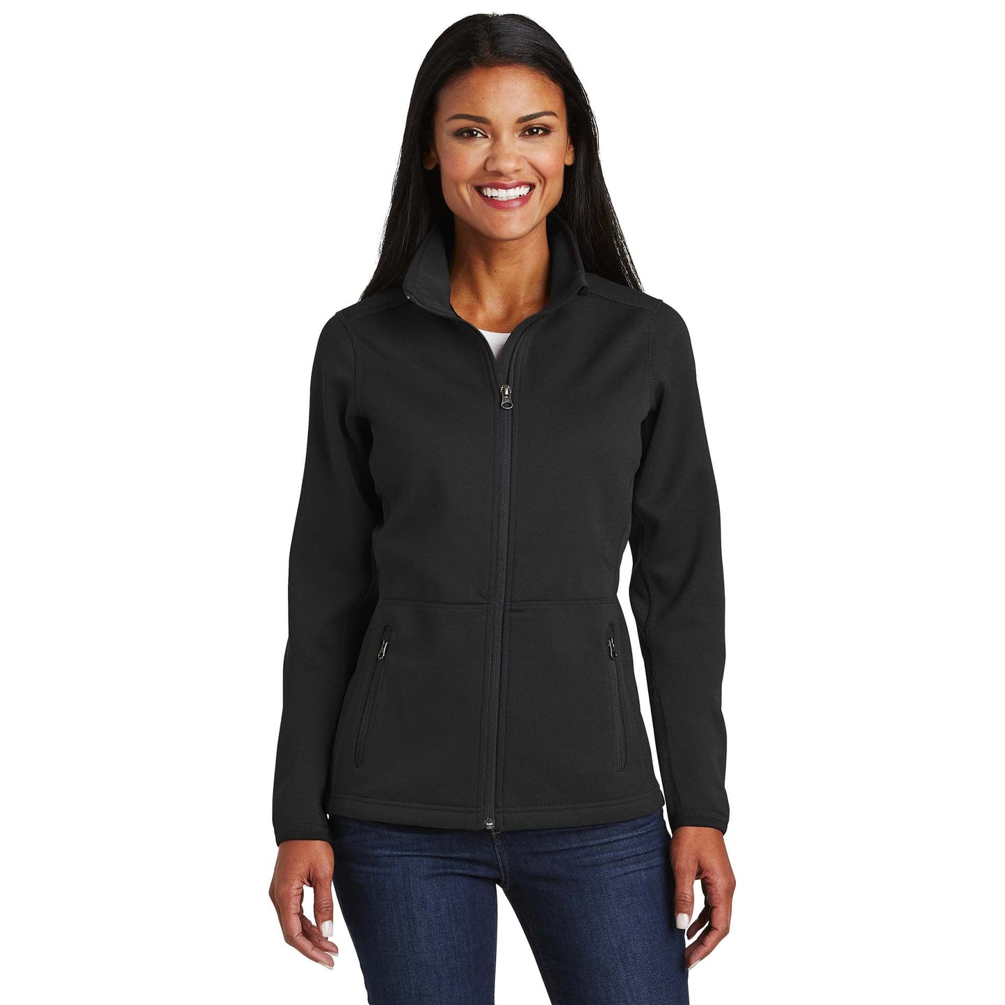 Black Jacket - Port Authority - Warm Fleece Interior - Cozy Fit
