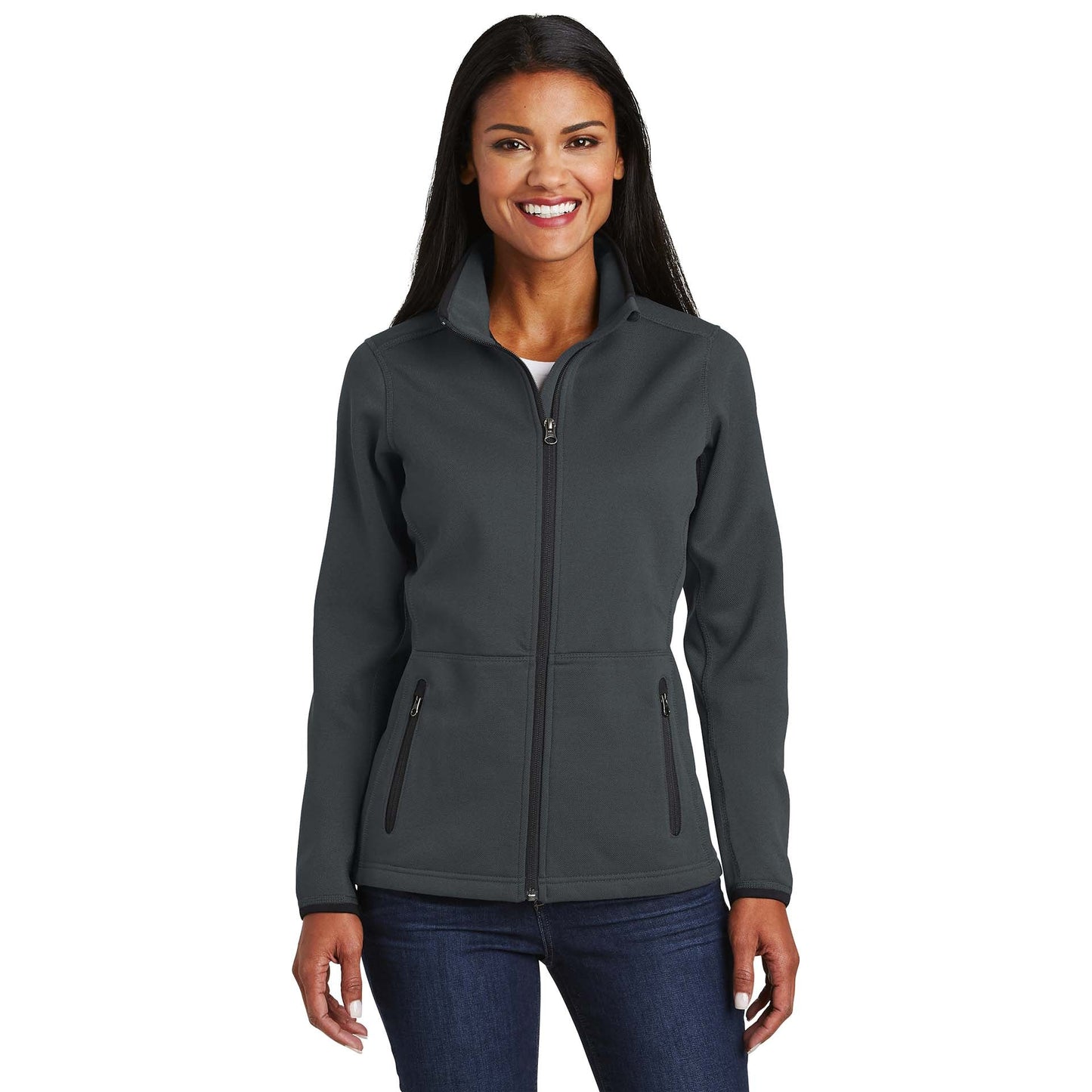 Black Jacket - Port Authority - Warm Fleece Interior - Cozy Fit