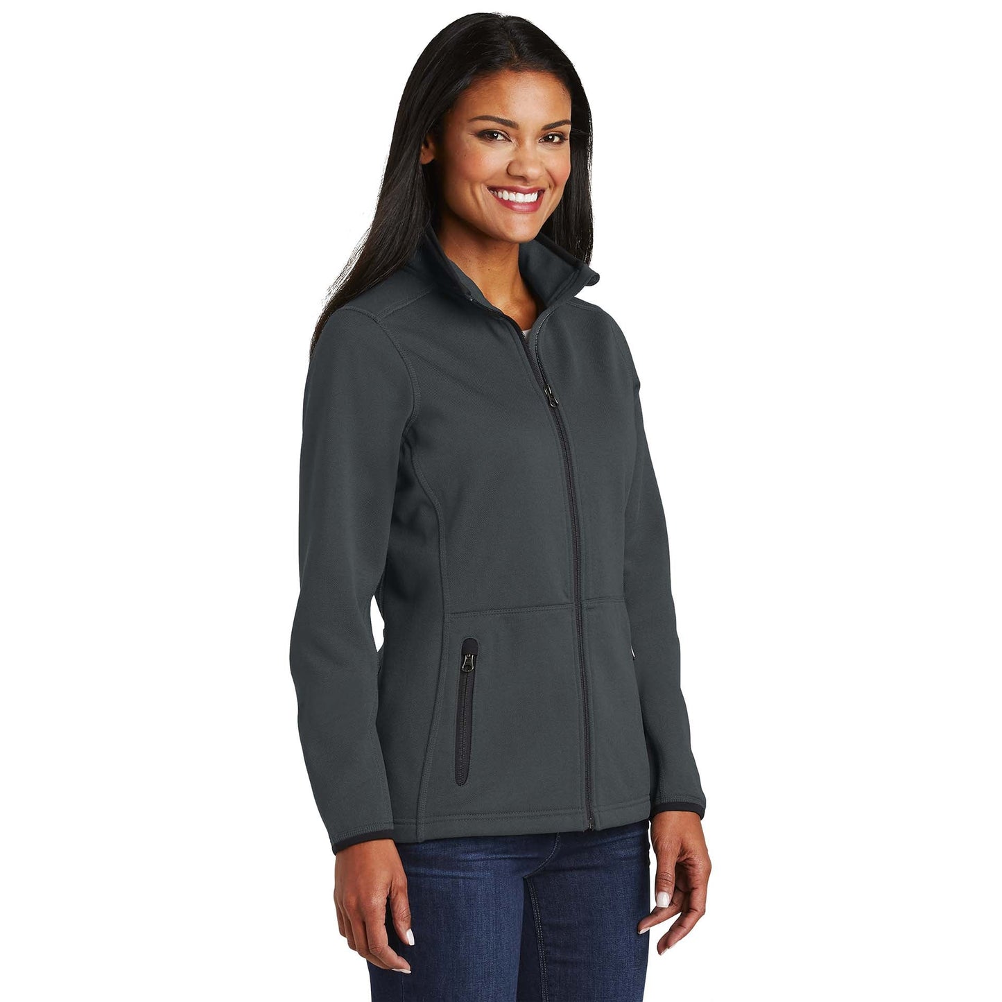 Black Jacket - Port Authority - Warm Fleece Interior - Cozy Fit