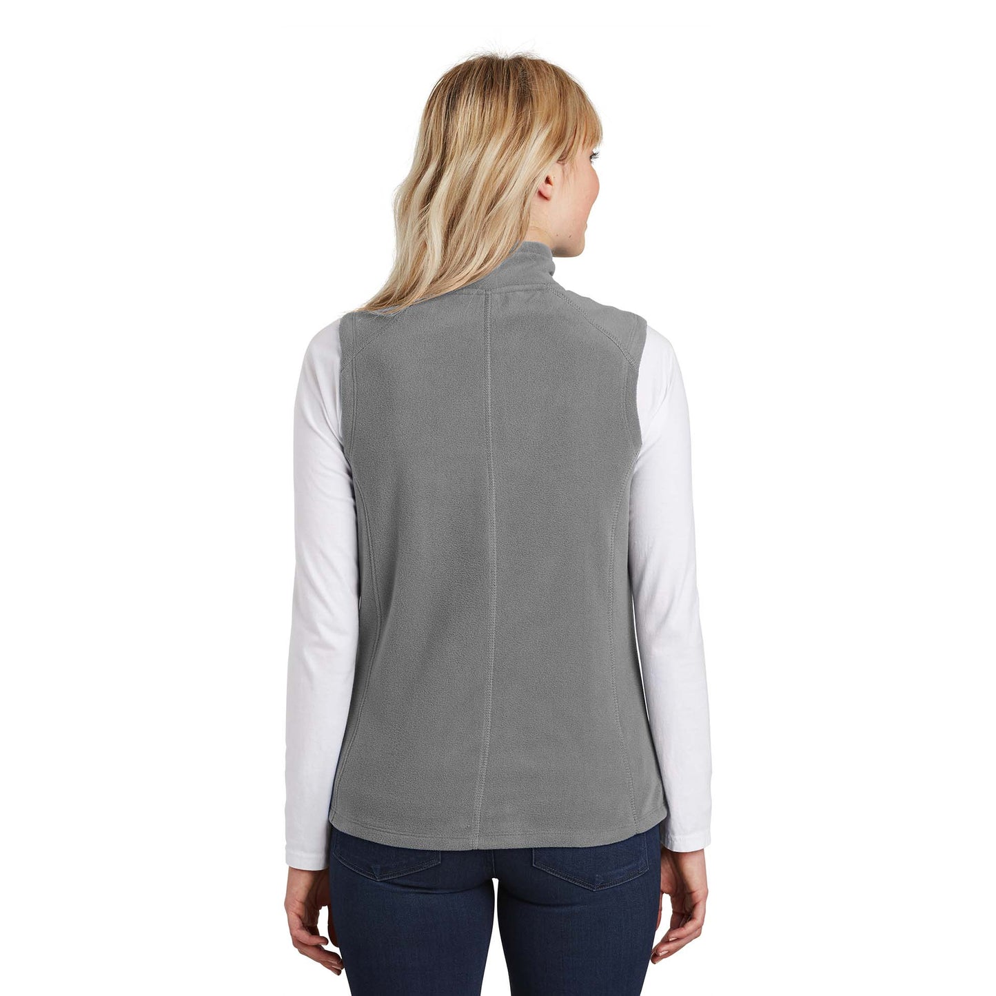 Black Microfleece Vest - Port Authority - Soft Flexibility