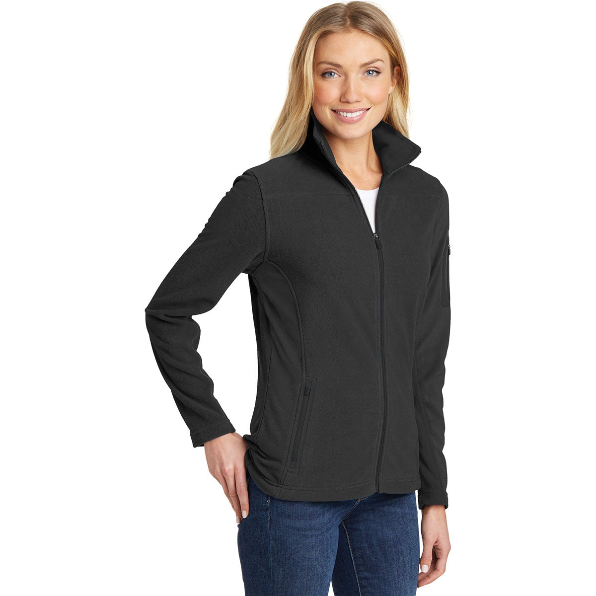 Black Summit Fleece Jacket - Port Authority - Comfortable Fit