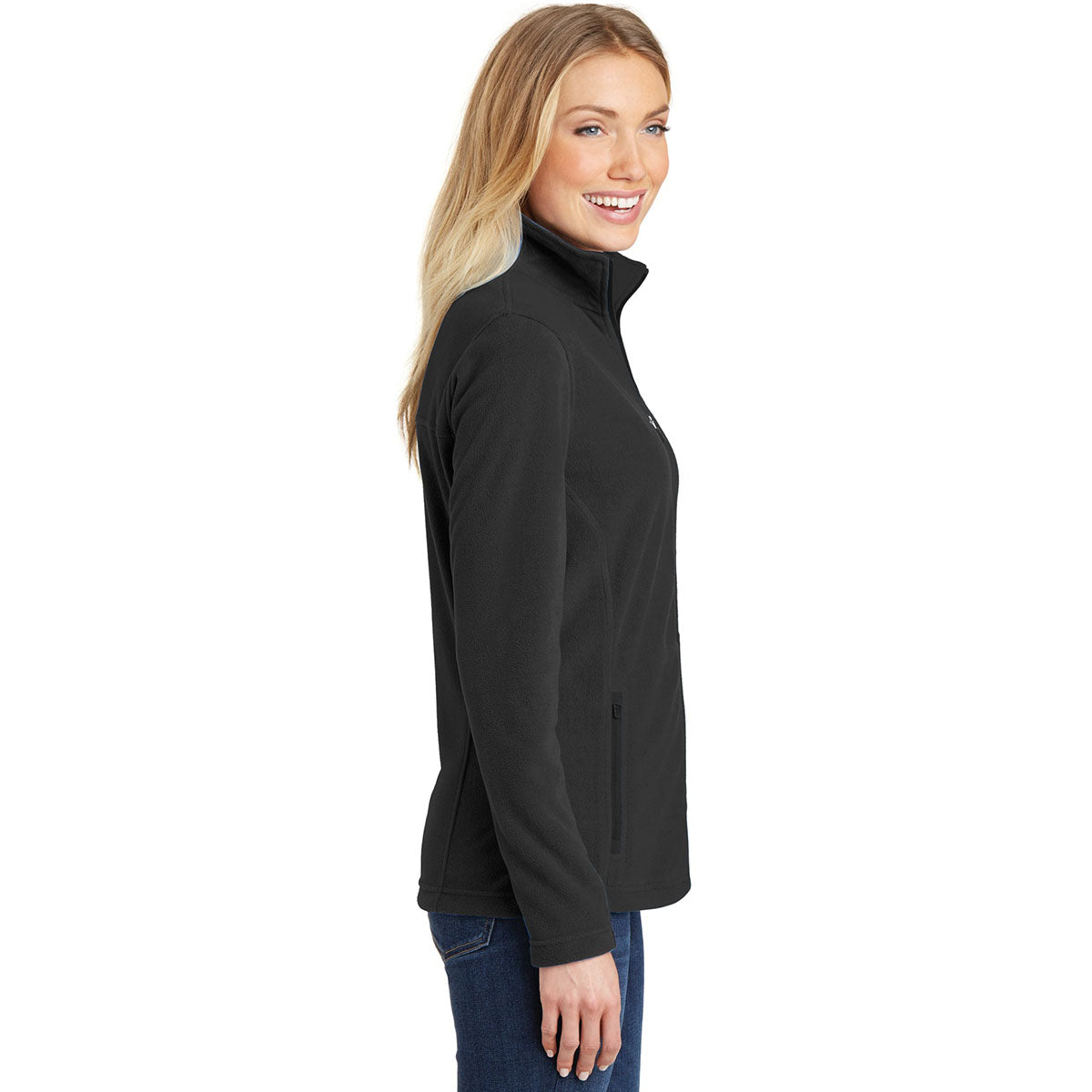 Black Summit Fleece Jacket - Port Authority - Comfortable Fit