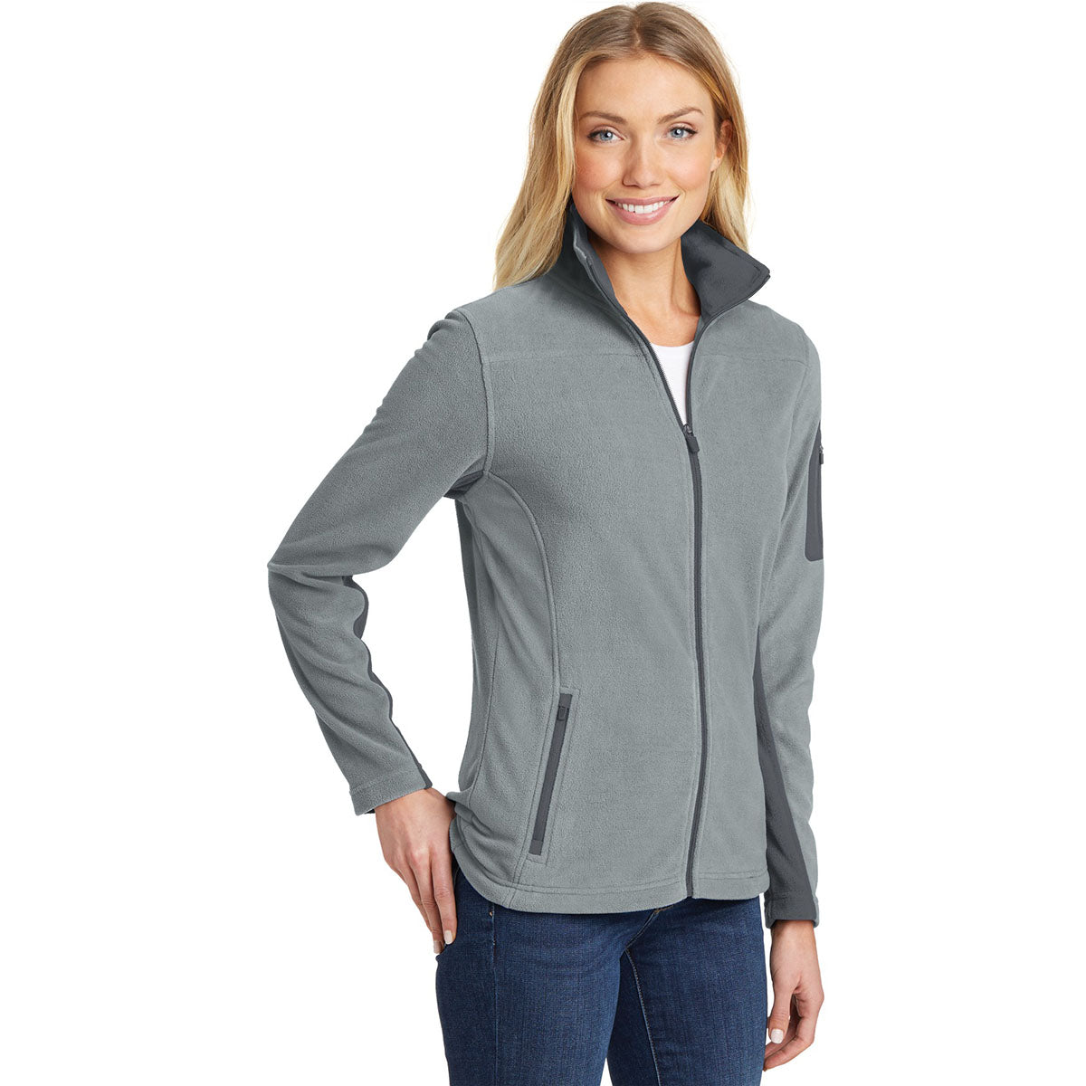 Black Summit Fleece Jacket - Port Authority - Comfortable Fit