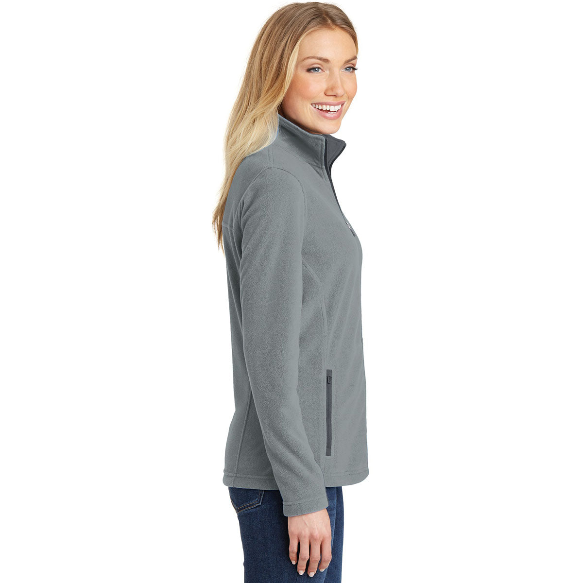 Black Summit Fleece Jacket - Port Authority - Comfortable Fit