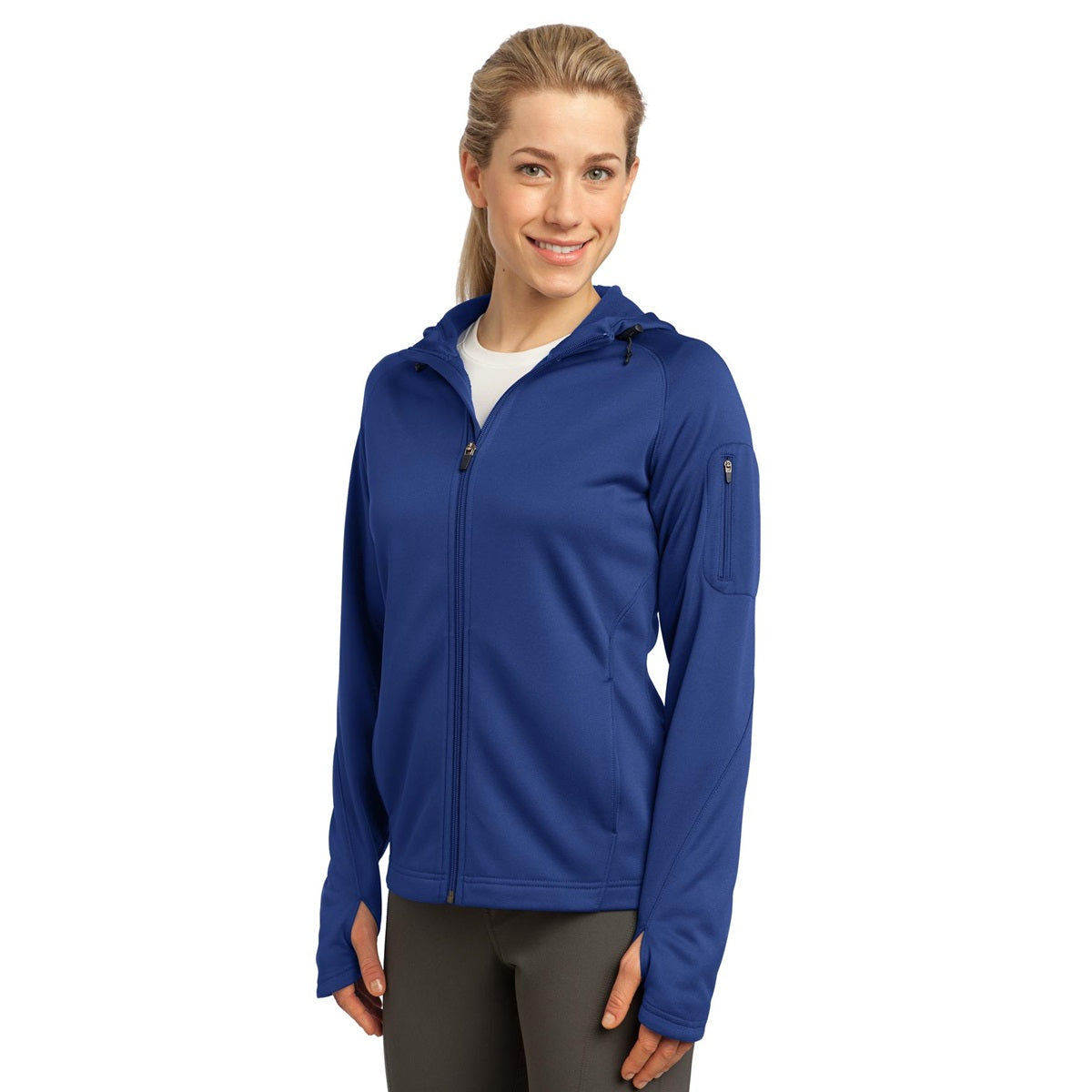 Black Jackets - Sport-Tek - Warm Fleece Full-Zip - Comfortable Fit