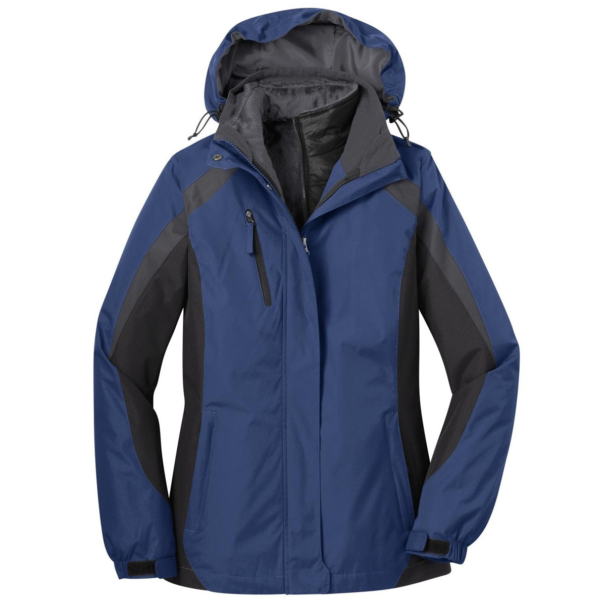 Admiral Blue Colorblock Jacket - Port Authority - Stylish Design