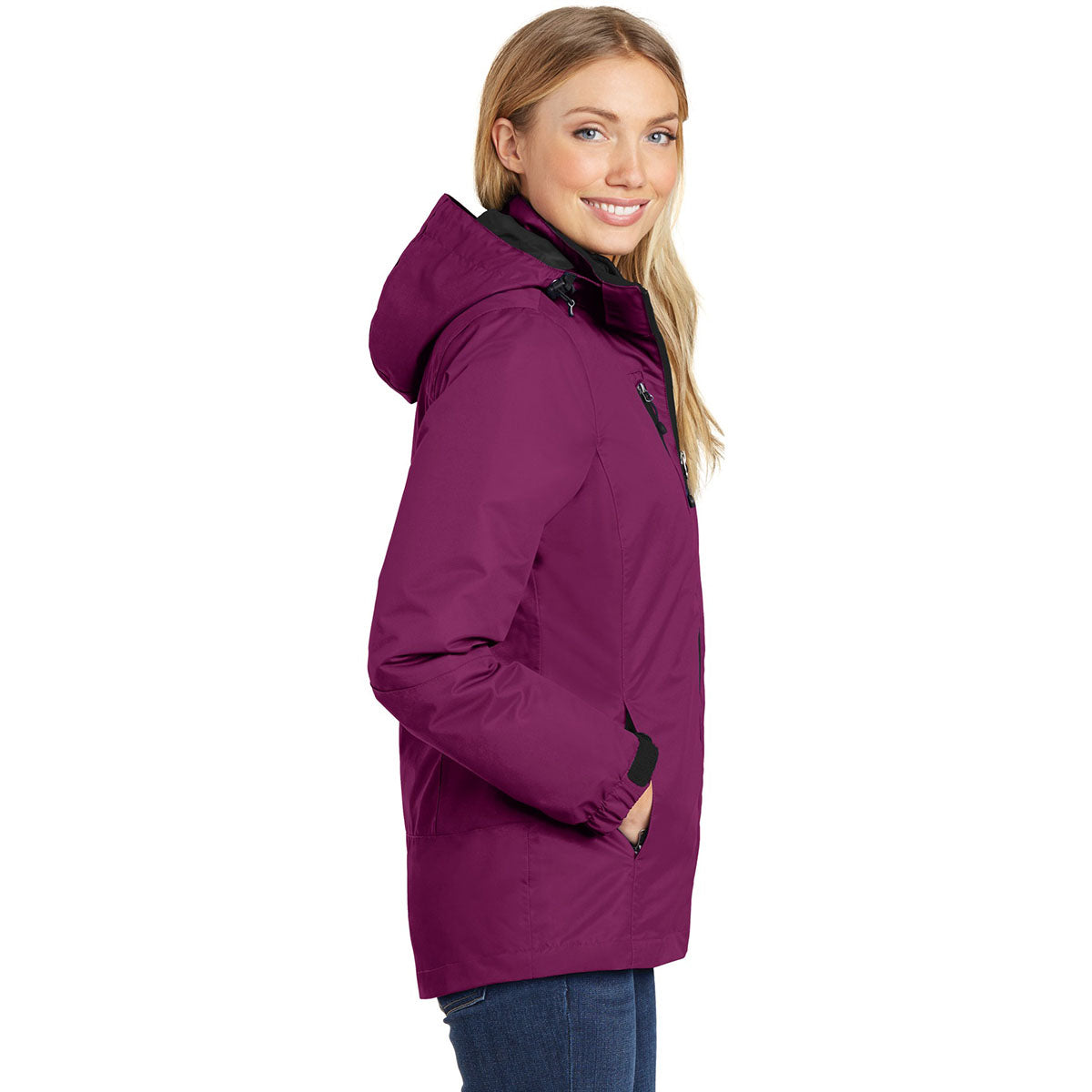 Black/Black Jackets | Port Authority - Waterproof Jacket - Versatile Design
